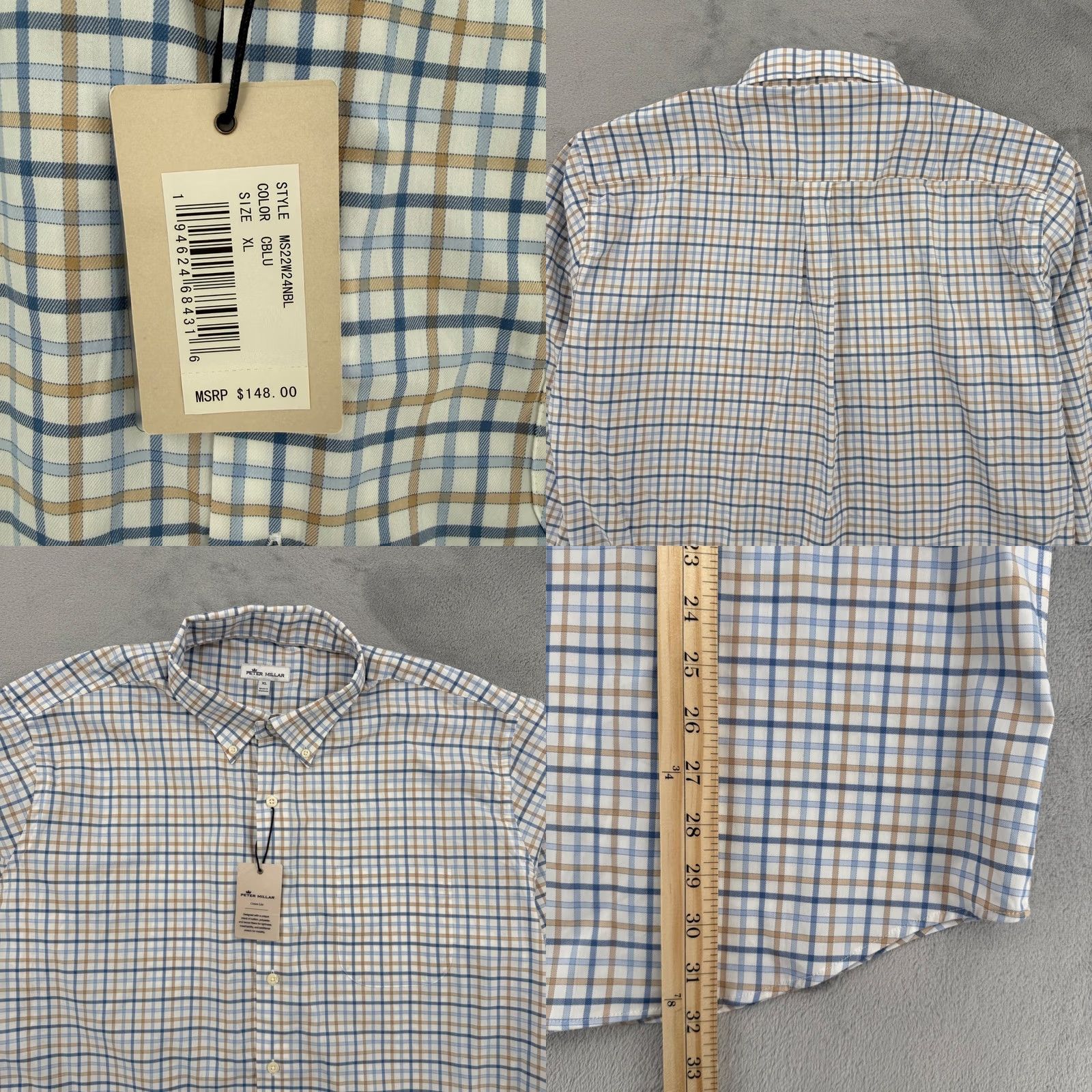 Peter Millar VINTAGE? No. Size US XL / EU 56 / 4 - 9 Thumbnail