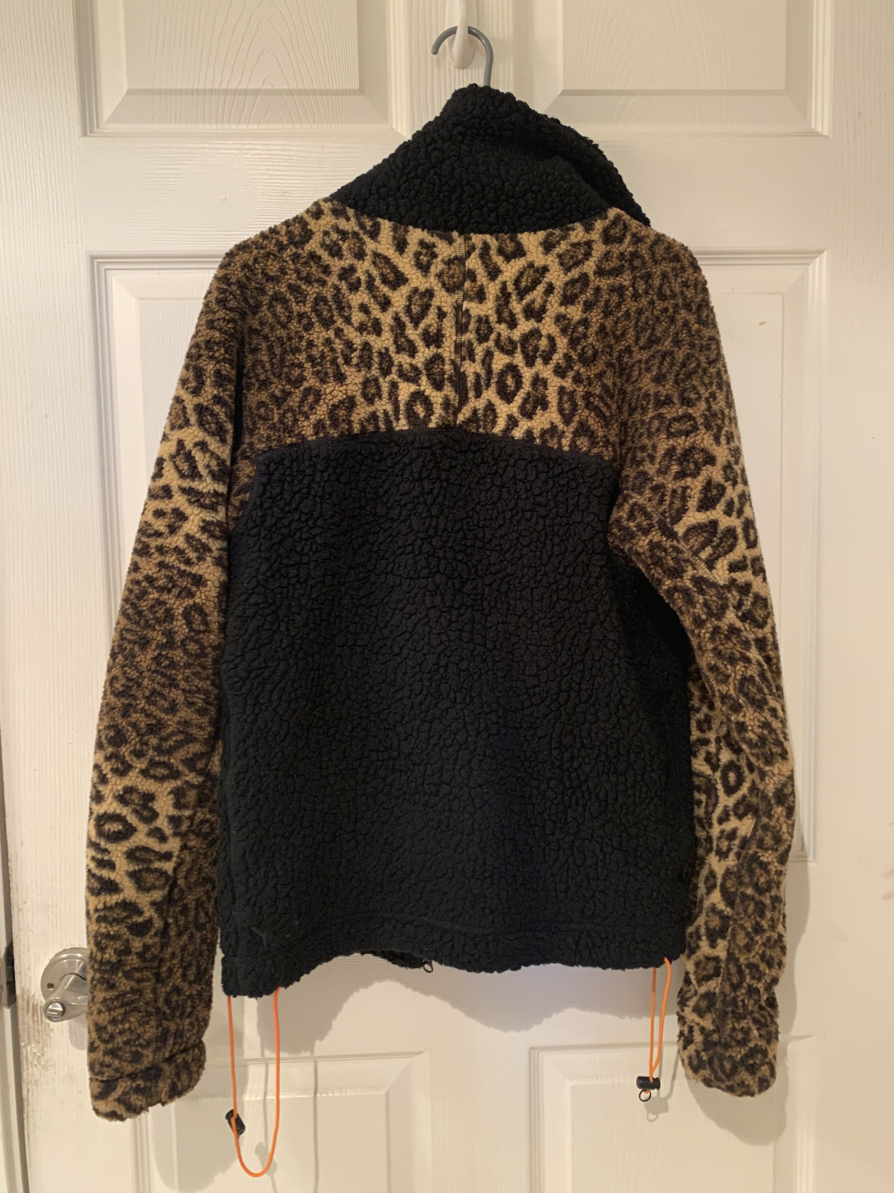 Adidas Y-3 Adidas Yohji Yamamoto Leopard Fleece Jacket Size US S / EU 44-46 / 1 - 2 Thumbnail