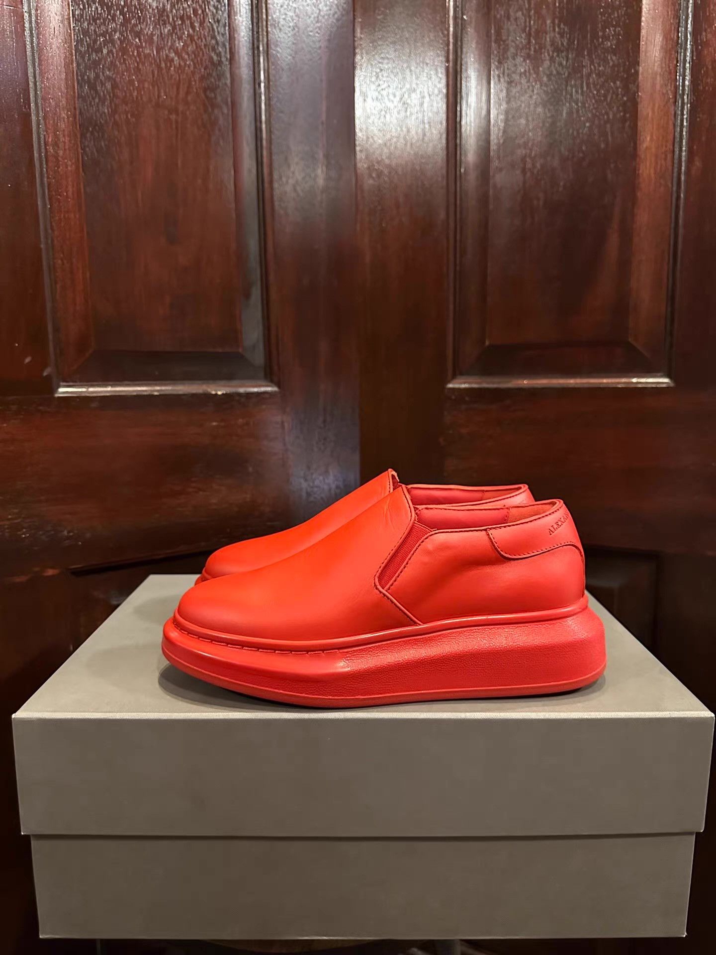 Alexander McQueen Alexander McQueen Platform Slip‑Ons, Calfskin Ｑ25 Size US 7 / IT 37 - 3 Thumbnail
