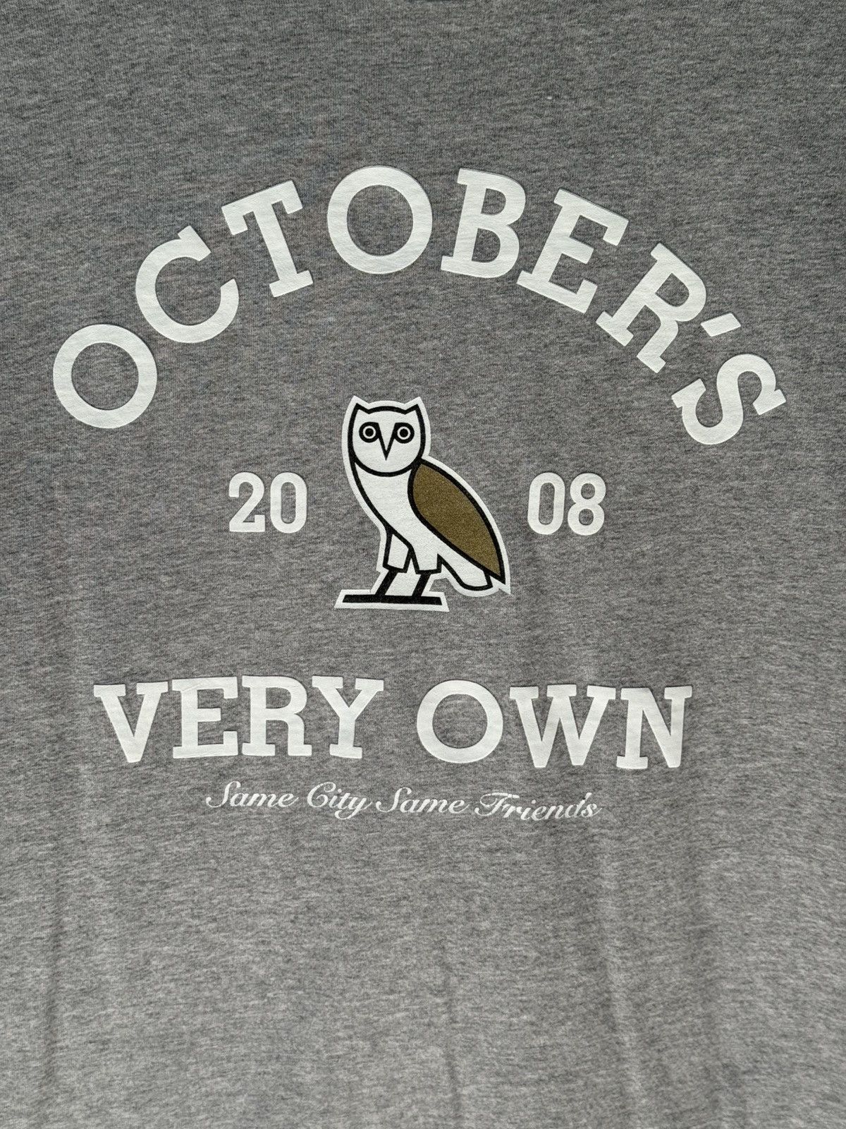 October's Very Own October’s Very Own Grey Collegiate Logo Tee Shirt Size US M / EU 48-50 / 2 - 3 Thumbnail