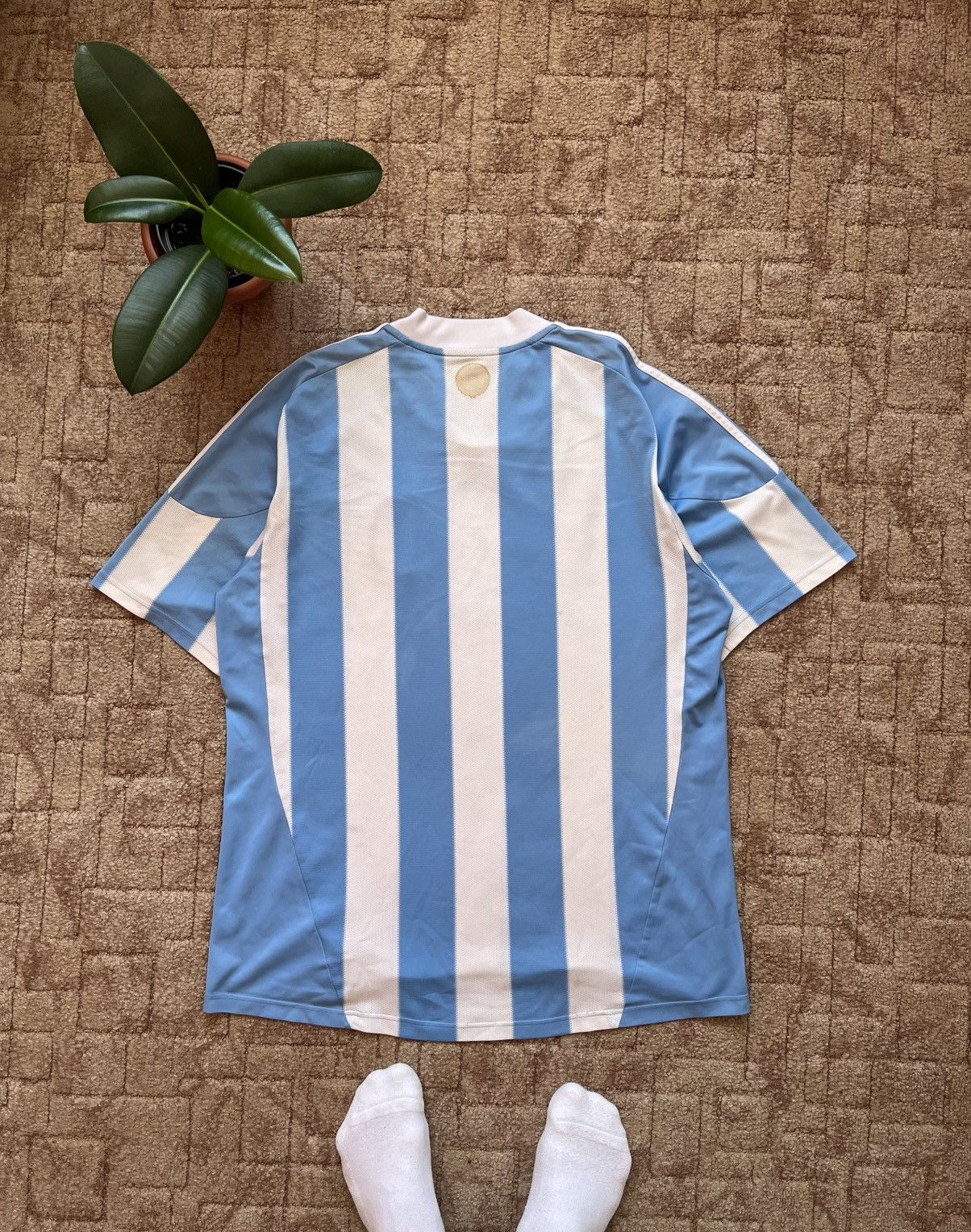 Adidas Vintage Adidas Argentina 2009-2010 Home Soccer Jersey Size US L / EU 52-54 / 3 - 4 Thumbnail