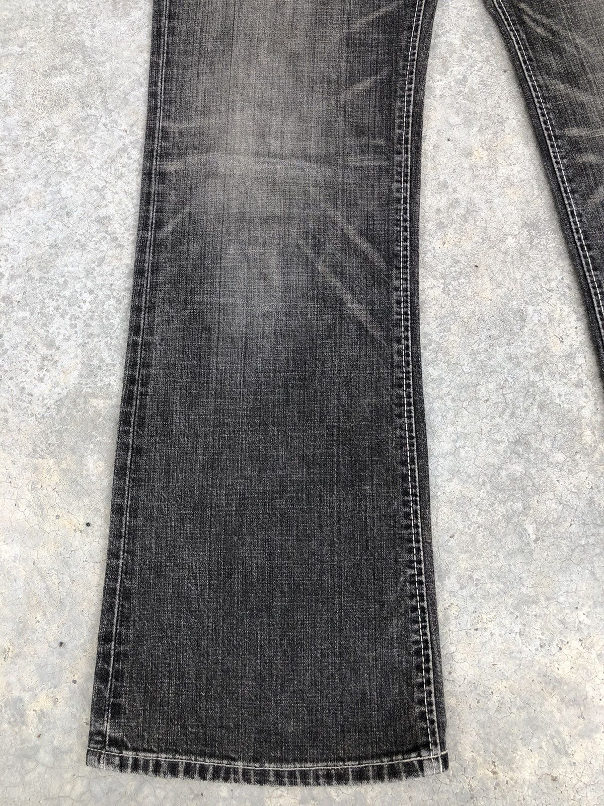 If Six Was Nine Y2k Wrangler Flared Jeans Distressed Jeans Size US 32 / EU 48 - 6 Thumbnail