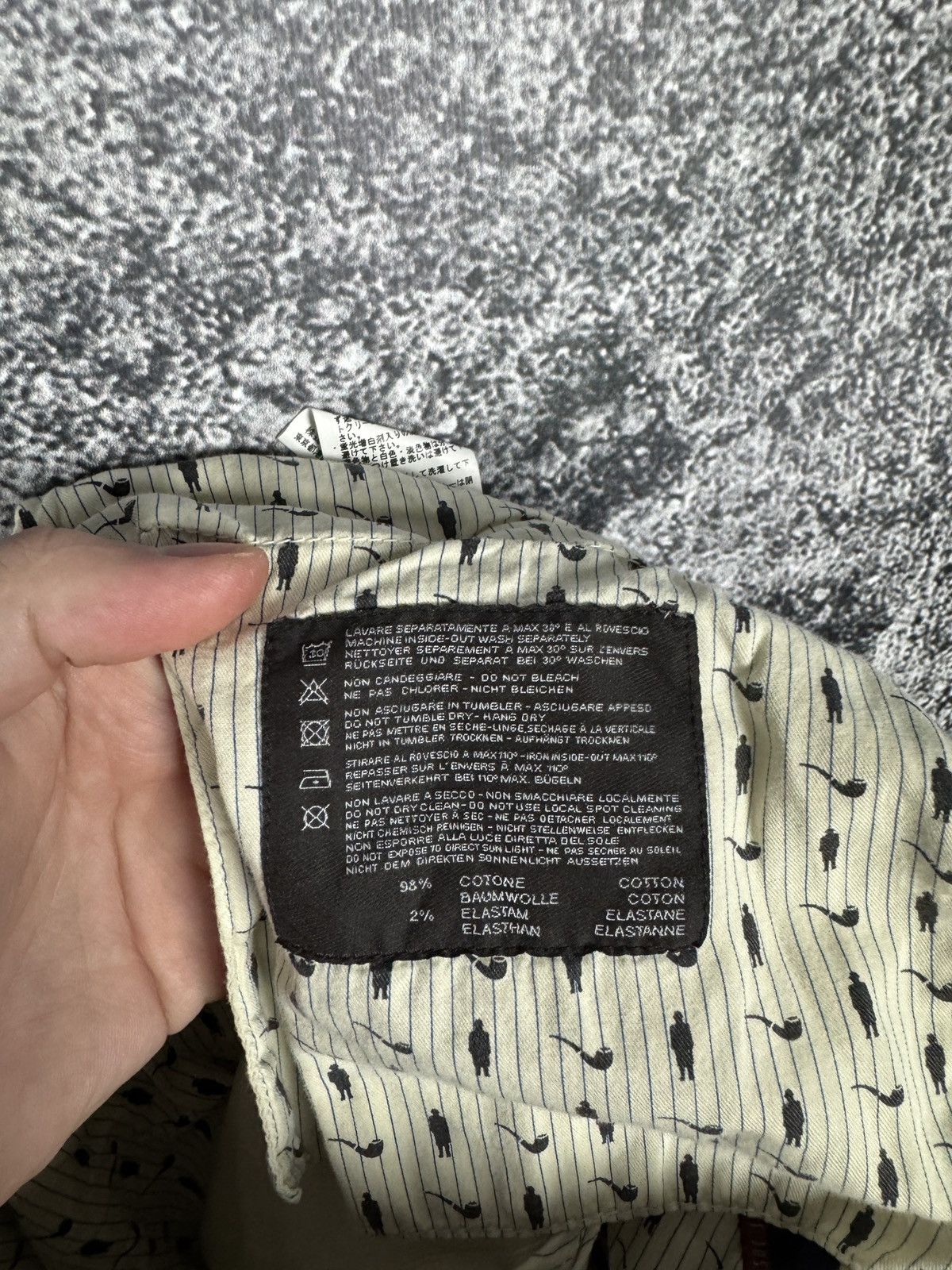 Japanese Brand Men’s PT01 Slim Fit Chino Japanese Pants Trouser Size 44 Size US 30 / EU 46 - 7 Thumbnail