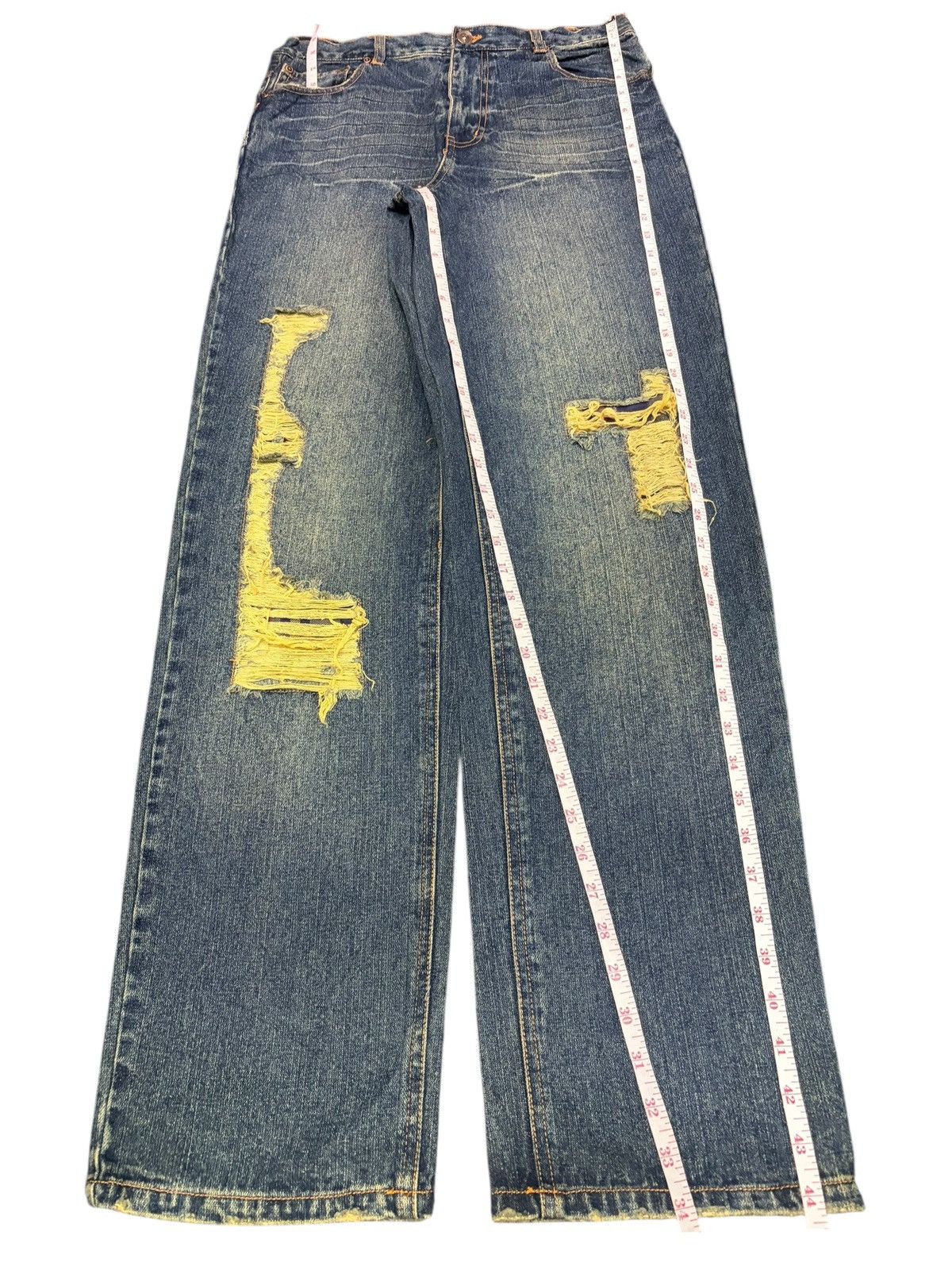 Edwin Vintage Japanese Brand Rusty Wash Distressed Jeans Size 30" / US 8 / IT 44 - 7 Thumbnail