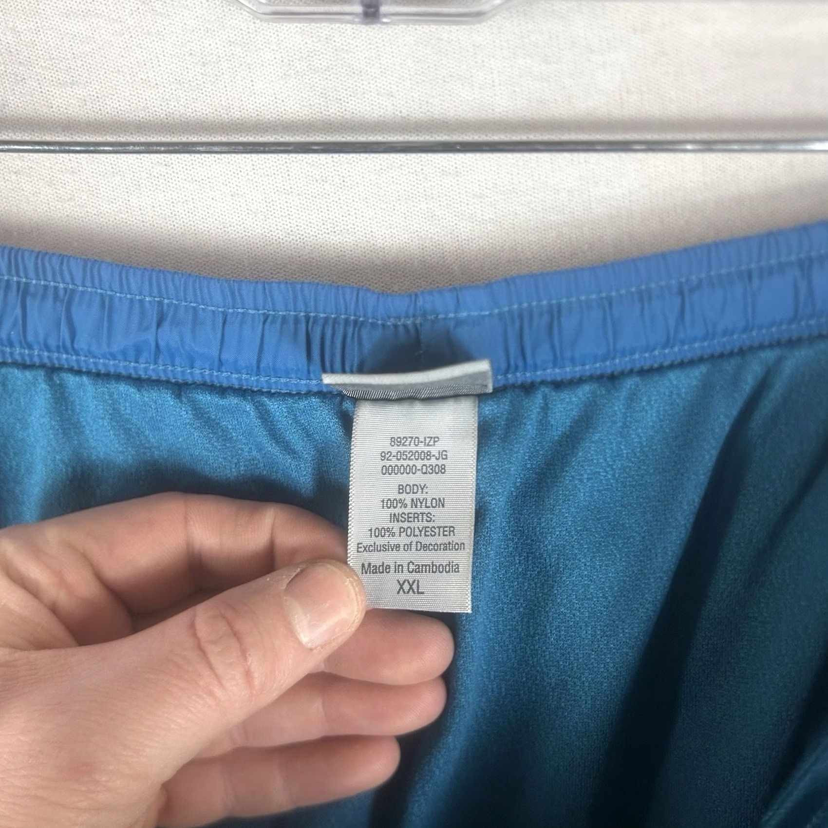 Champion Champion Athletic Shorts Womens 2XL Blue Lined Activewear Run Gym NWT Size 40" / US 18 - 6 Thumbnail