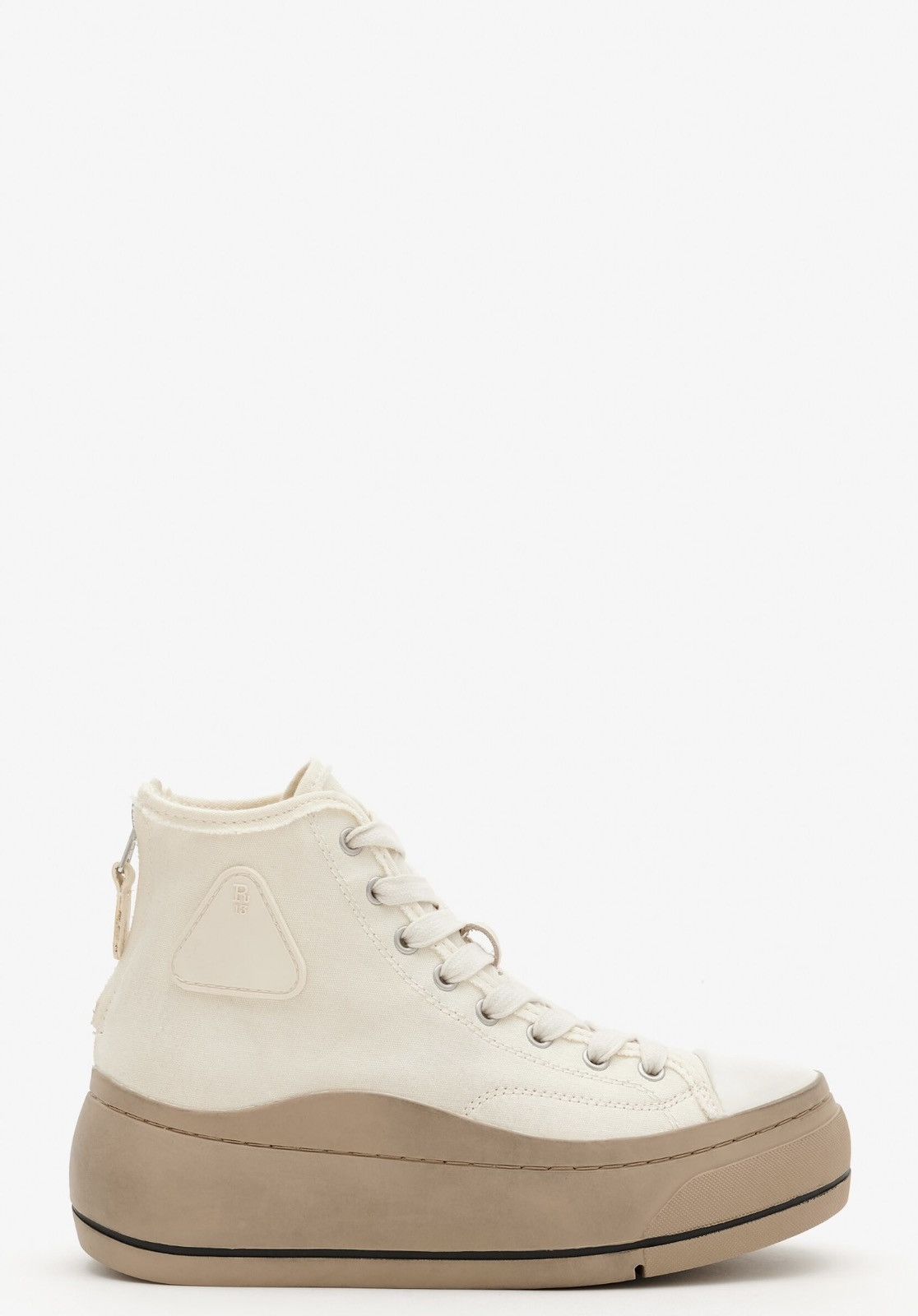 R13 R13 - Kurt Distressed Platform High Top Sneakers Size US 5 / IT 35 - 1 Thumbnail