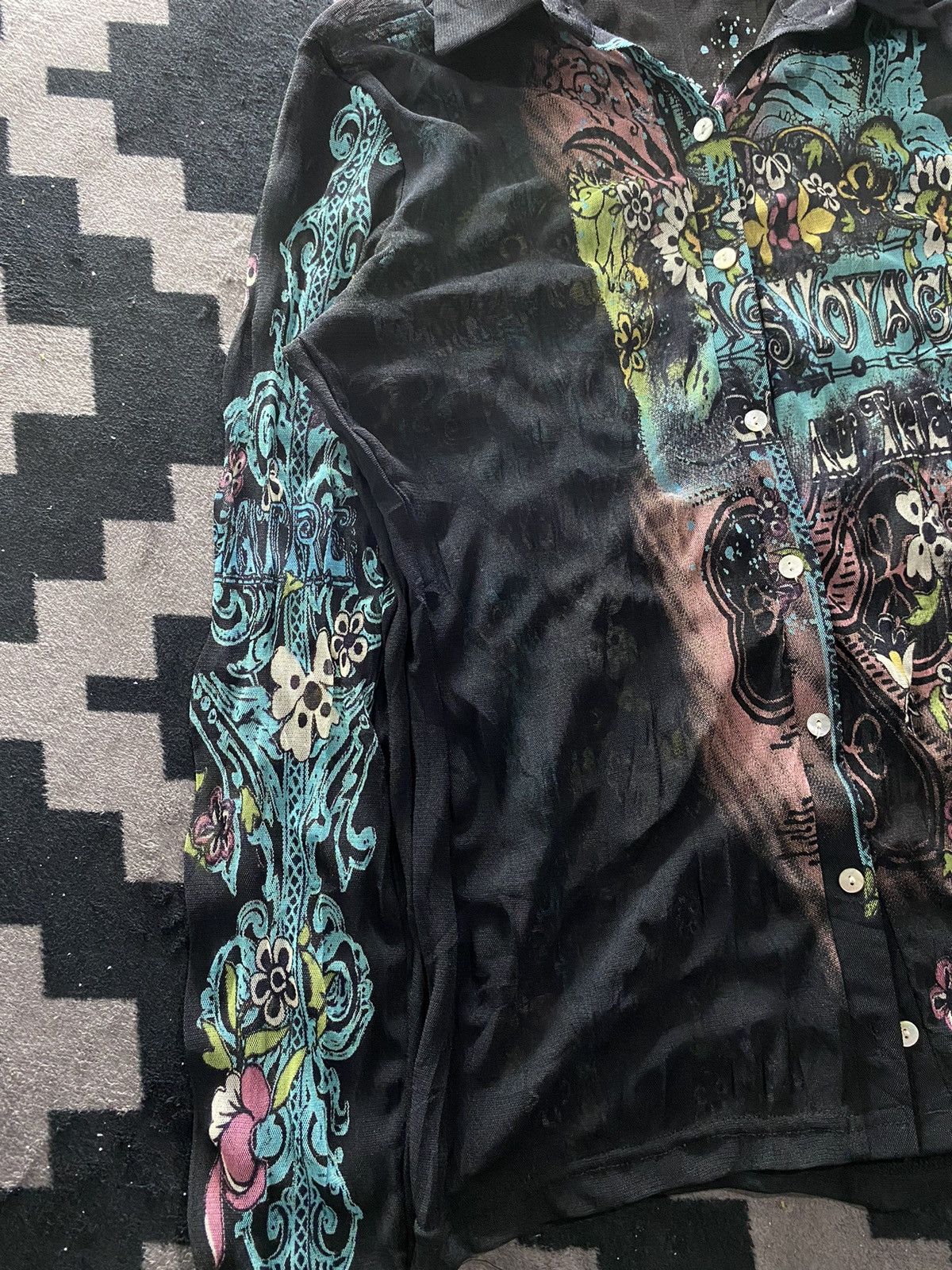 Hysteric Glamour × Japanese Brand Japanese jpg style piano mesh tattoo longsleeve tshirt Size US S / EU 44-46 / 1 - 3 Thumbnail