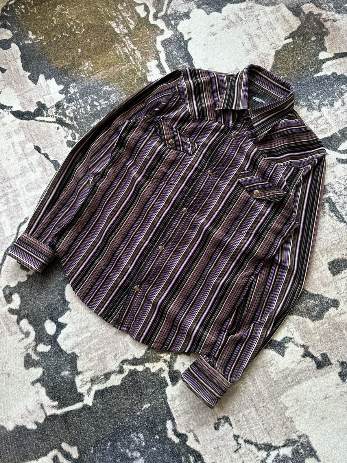 Tornado Mart SS2005 Tornado Mart striped cord western shirt Size US M / EU 48-50 / 2 - 3 Thumbnail