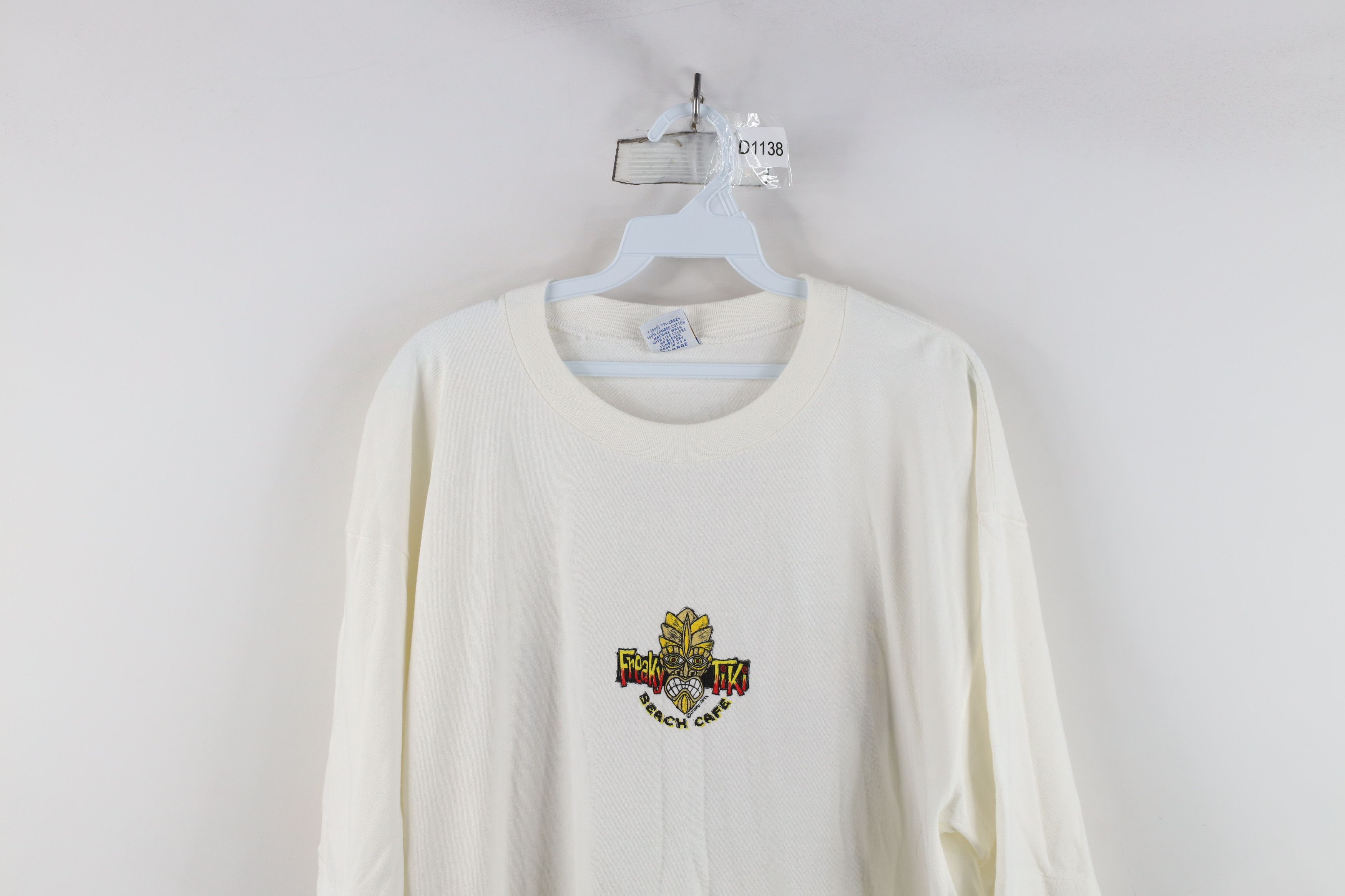 Vintage Vintage 90s Streetwear Beach Cafe Hawaii Surfing T-Shirt USA Size US XL / EU 56 / 4 - 2 Thumbnail