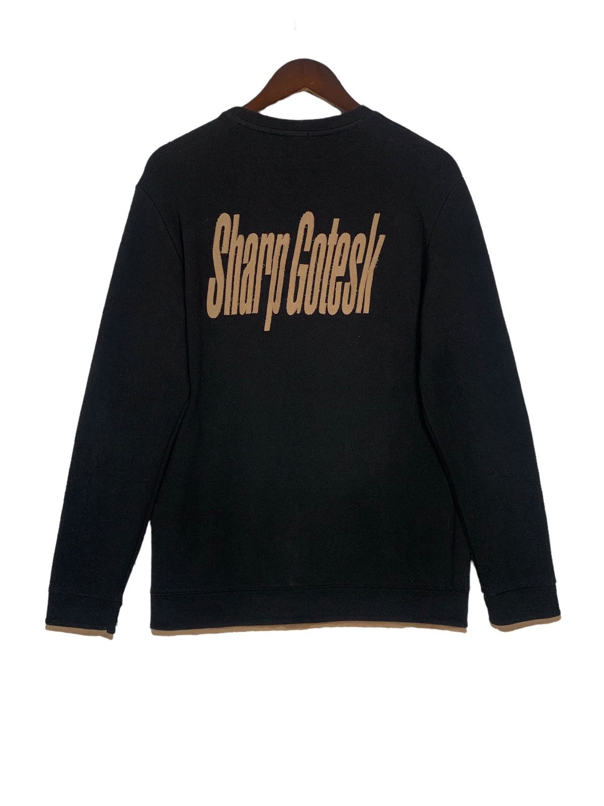 Japanese Brand MZ Sharp Gotesk streetwear crewneck Sweatshirt Size S / US 4 / IT 40 - 1 Thumbnail