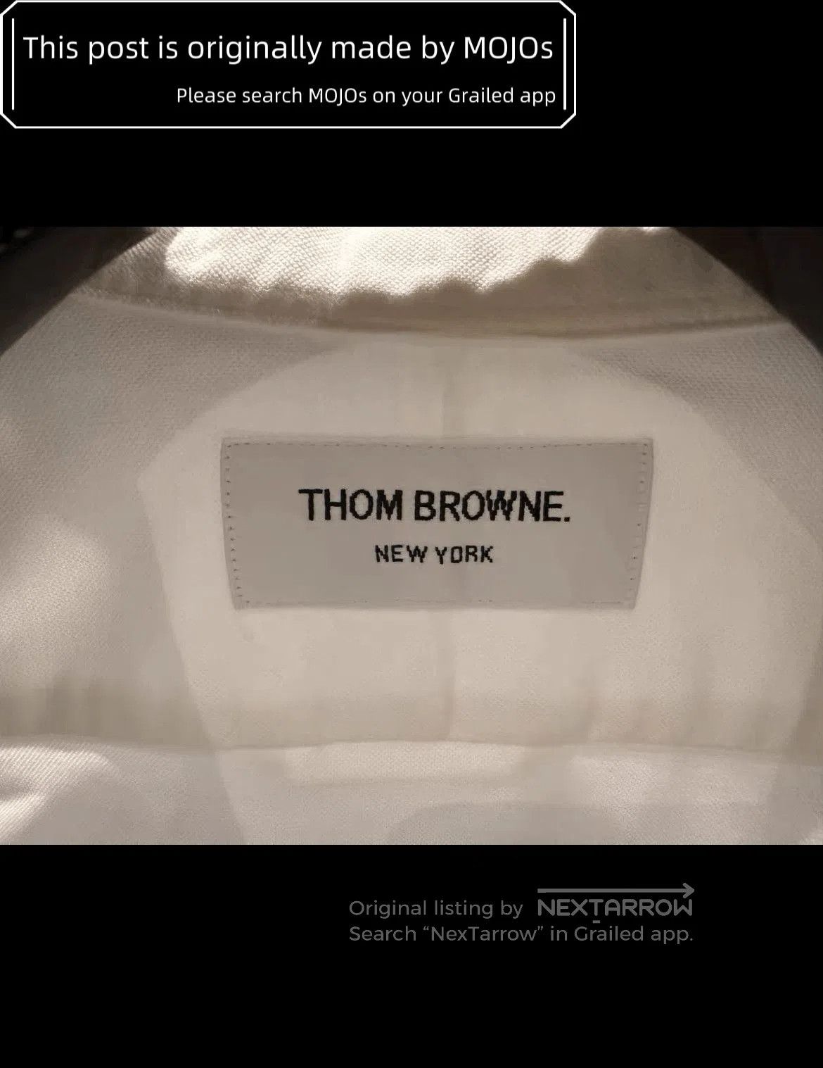 Thom Browne Sz 2 Thom Browne Four Gray Stripe Shirt mojos1903. Size US M / EU 48-50 / 2 - 3 Thumbnail