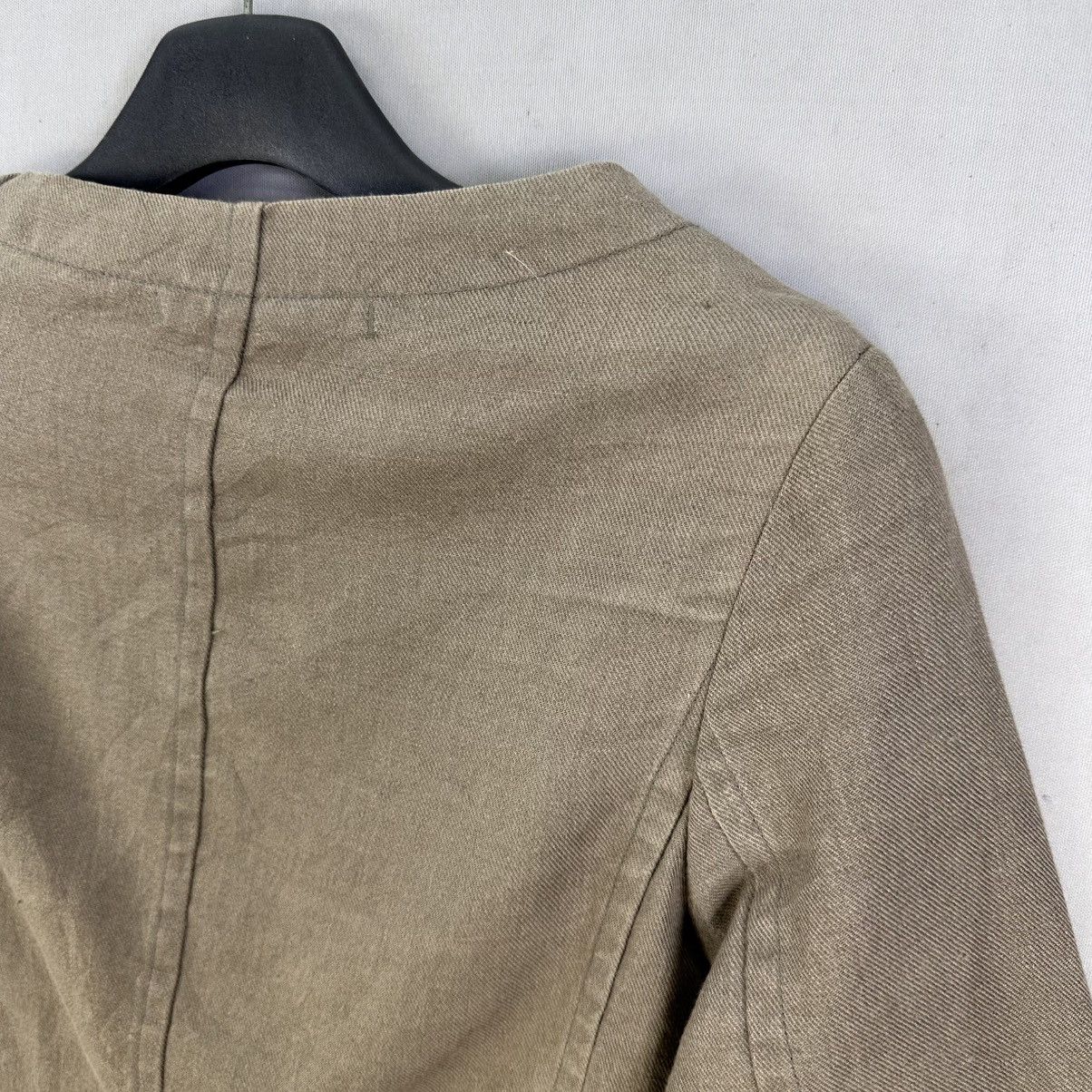 Pas de Calais Pas de Calais 100% Linen Asymmetric Japanese Designer Size S / US 4 / IT 40 - 5 Thumbnail