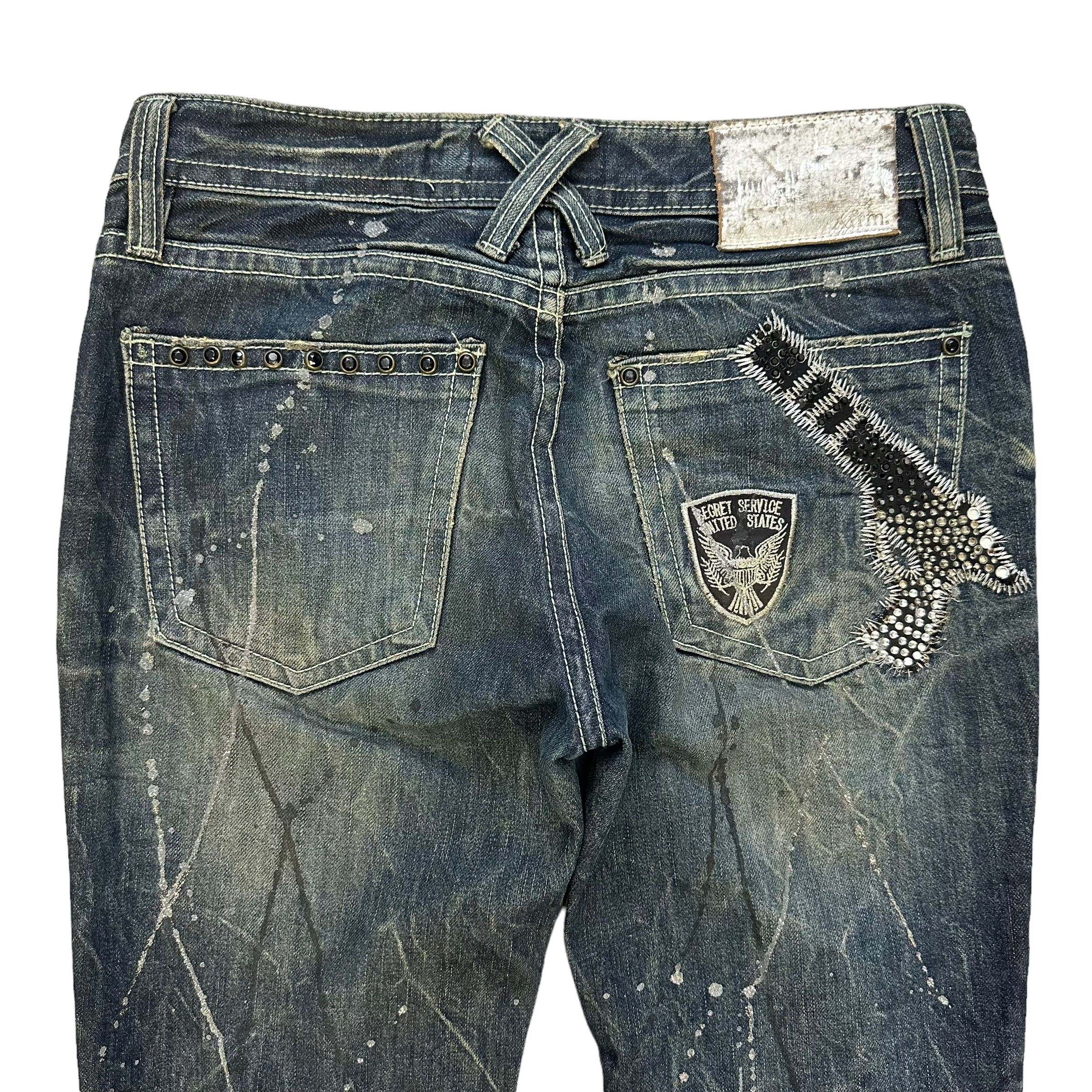 Japanese Brand Xfrm WILD JEANS #8514-012 Size 31" - 14 Thumbnail