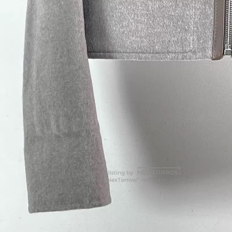Hermes Hermes Gray leather-look short jacket Size XXS / US 00 / IT 34 - 5 Thumbnail