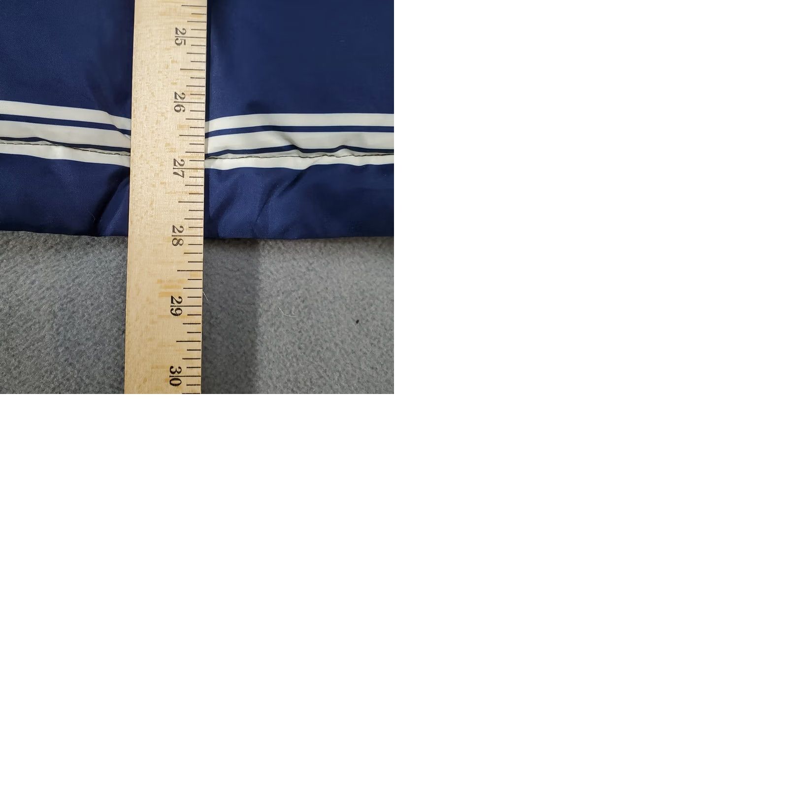 Lands' End Lands End Down Puffer Vest Womens 1X Blue White Striped 600 Fill Outdoor Classic Size XL / US 12-14 / IT 48-50 - 9 Thumbnail