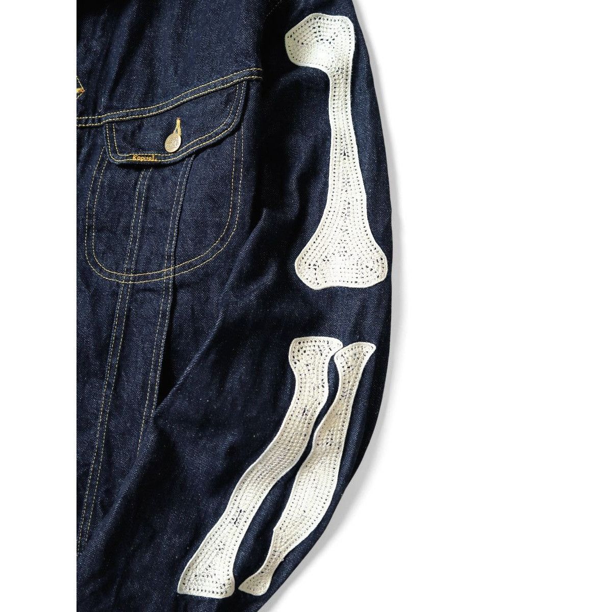 Kapital Kapital Denim bone Mexican Tuxedo Westerner Jacket 44 Size US S / EU 44-46 / 1 - 7 Thumbnail