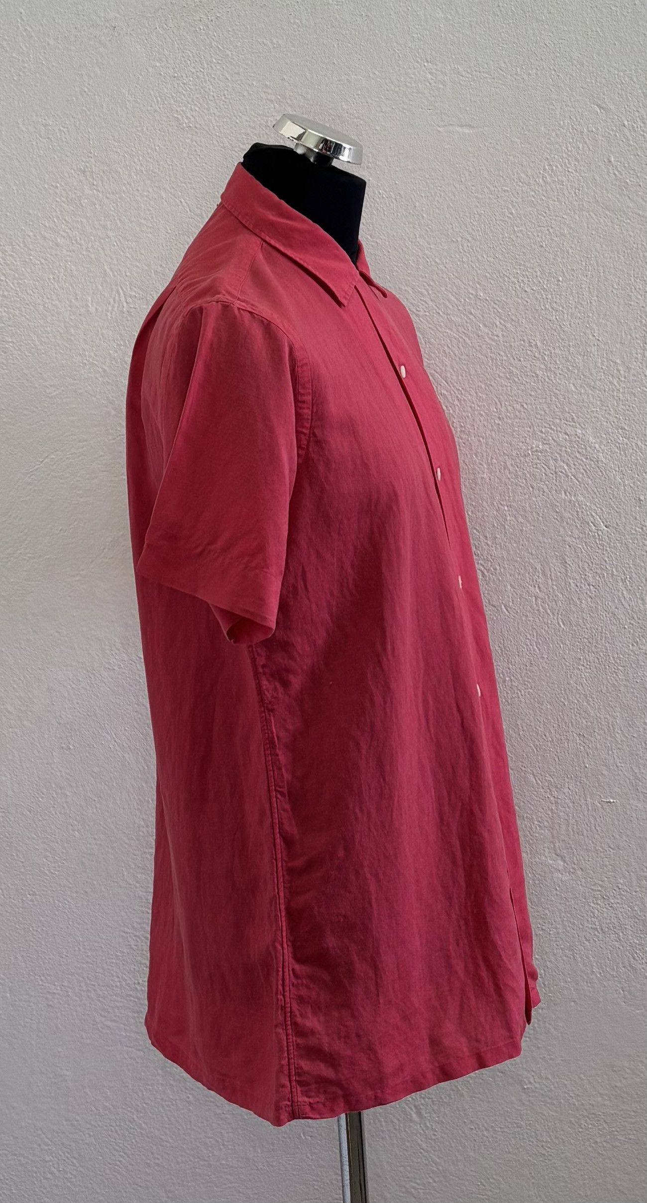 Polo Ralph Lauren Polo Ralph Lauren Red Linen shirt Medium Size US M / EU 48-50 / 2 - 4 Thumbnail