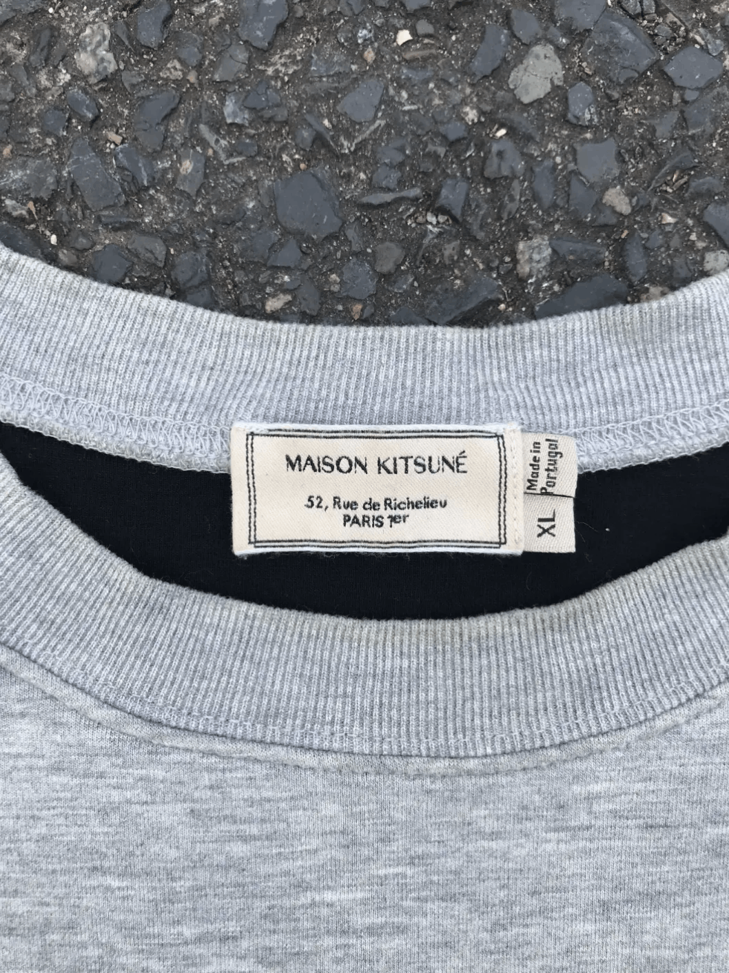 Maison Kitsune Neoprene Sweatshirt Size US XL / EU 56 / 4 - 4 Thumbnail