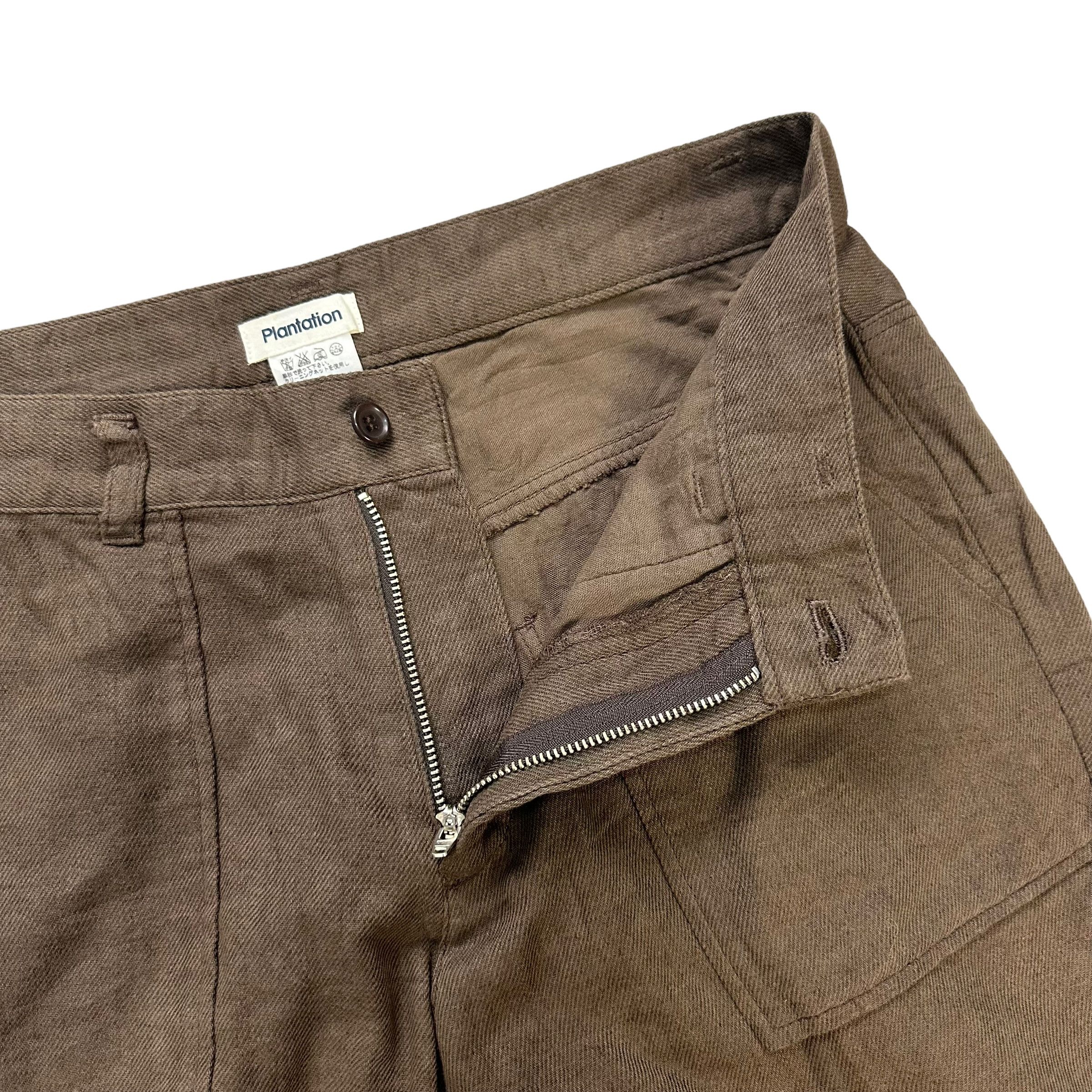 Issey Miyake PLANTATION ISSEY MIYAKE CROP PANTS #8889-035 Size 30" / US 8 / IT 44 - 3 Thumbnail