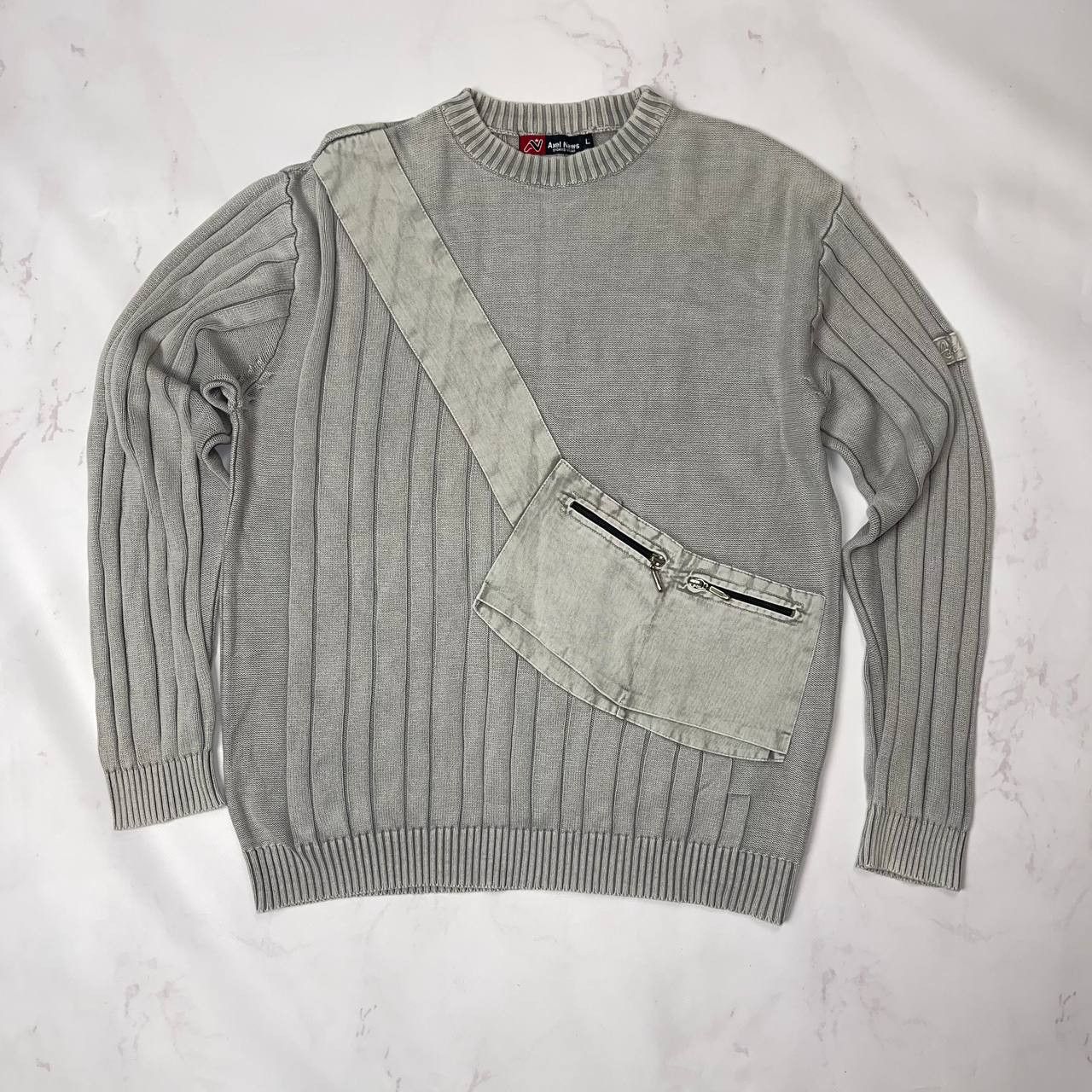 Vintage Streetwear × Vintage Avant Garde Axel News Vintage Sweater L Size US L / EU 52-54 / 3 - 1 Thumbnail