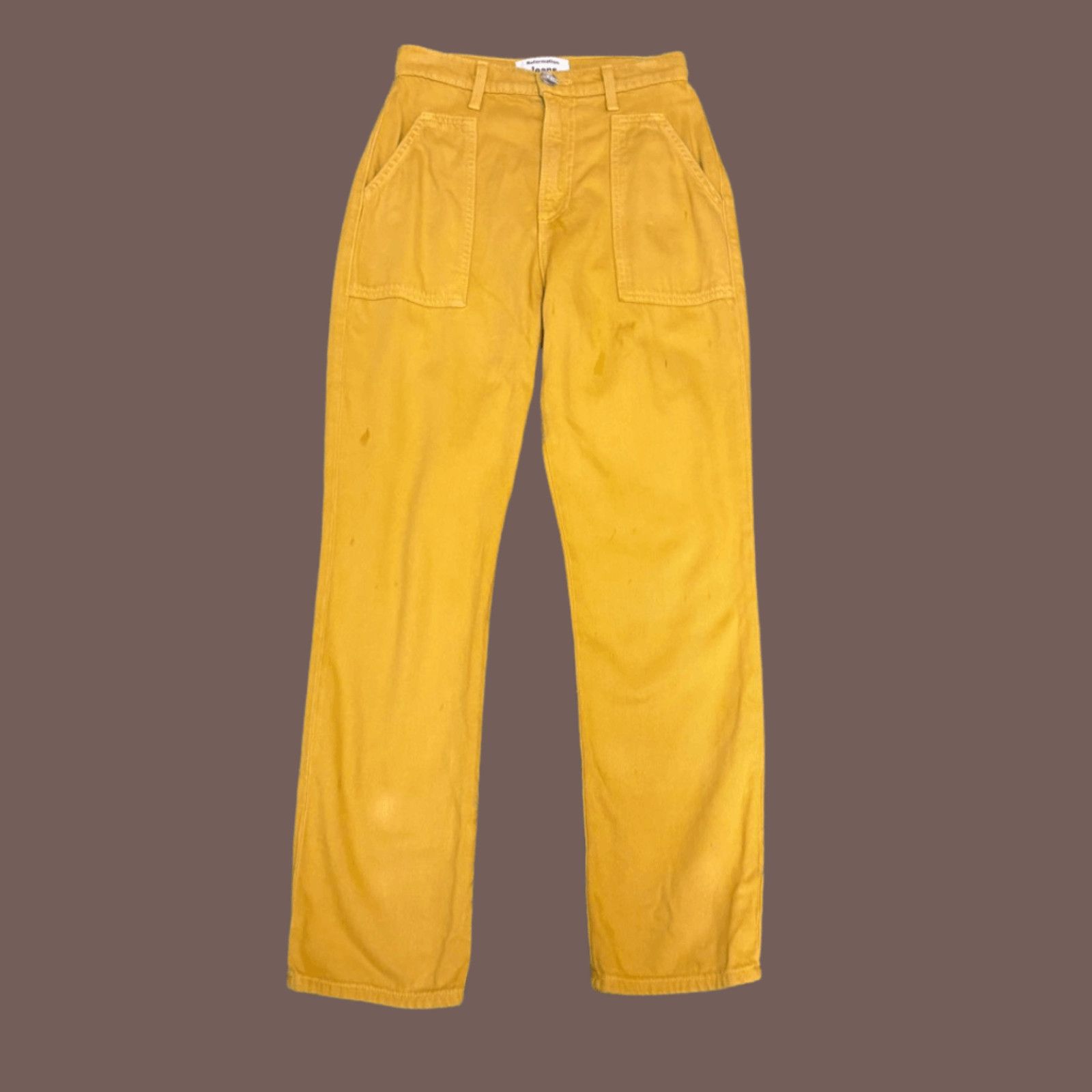 Reformation VTG Taylor Pant | Reformation Dijon Denim | Workwear Core Size 26" / US 2 / IT 38 - 1 Thumbnail