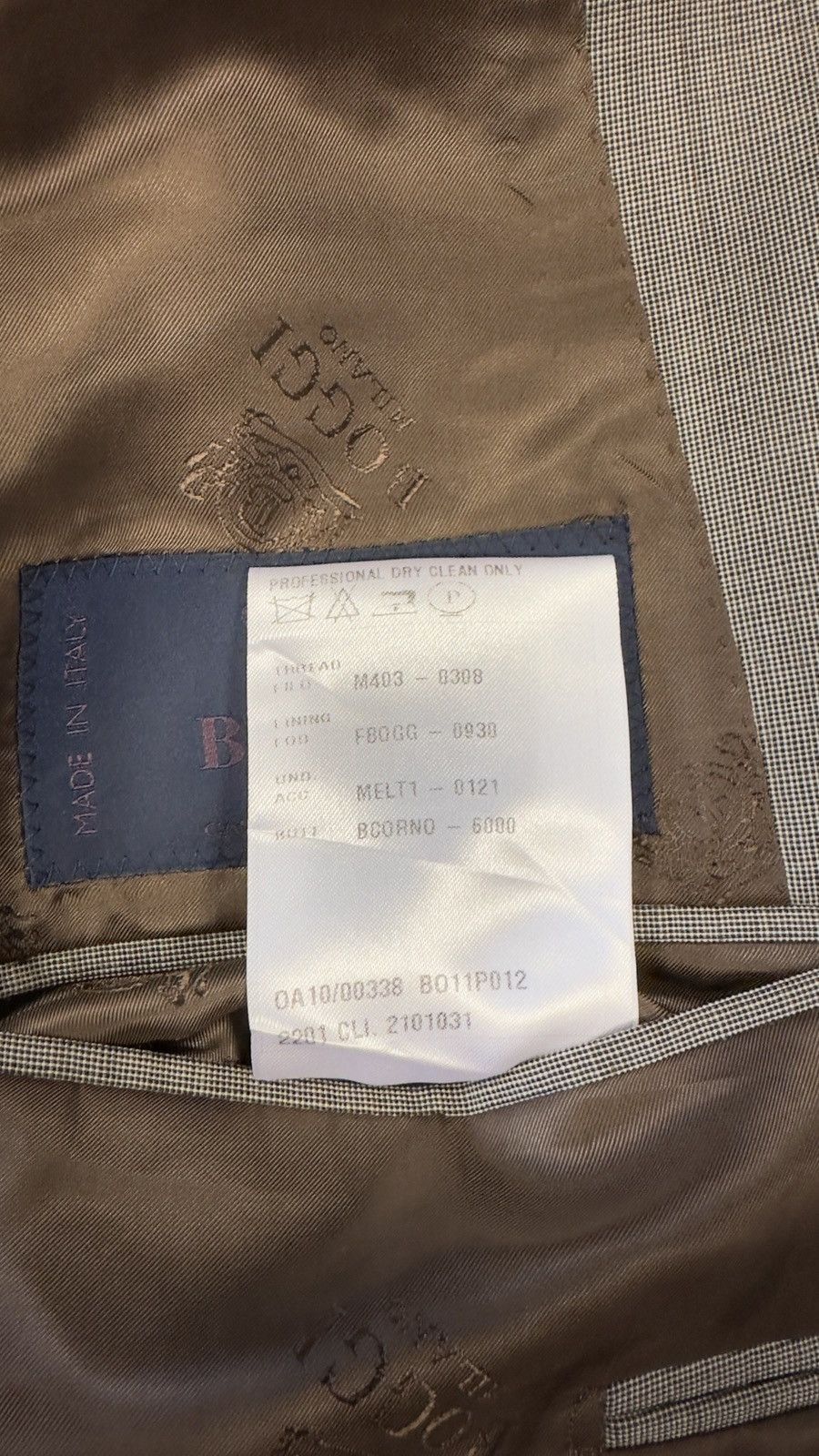 Other Boggi Milano Suit 100% Wool - Made in Italy - Size S Size 46S - 13 Thumbnail