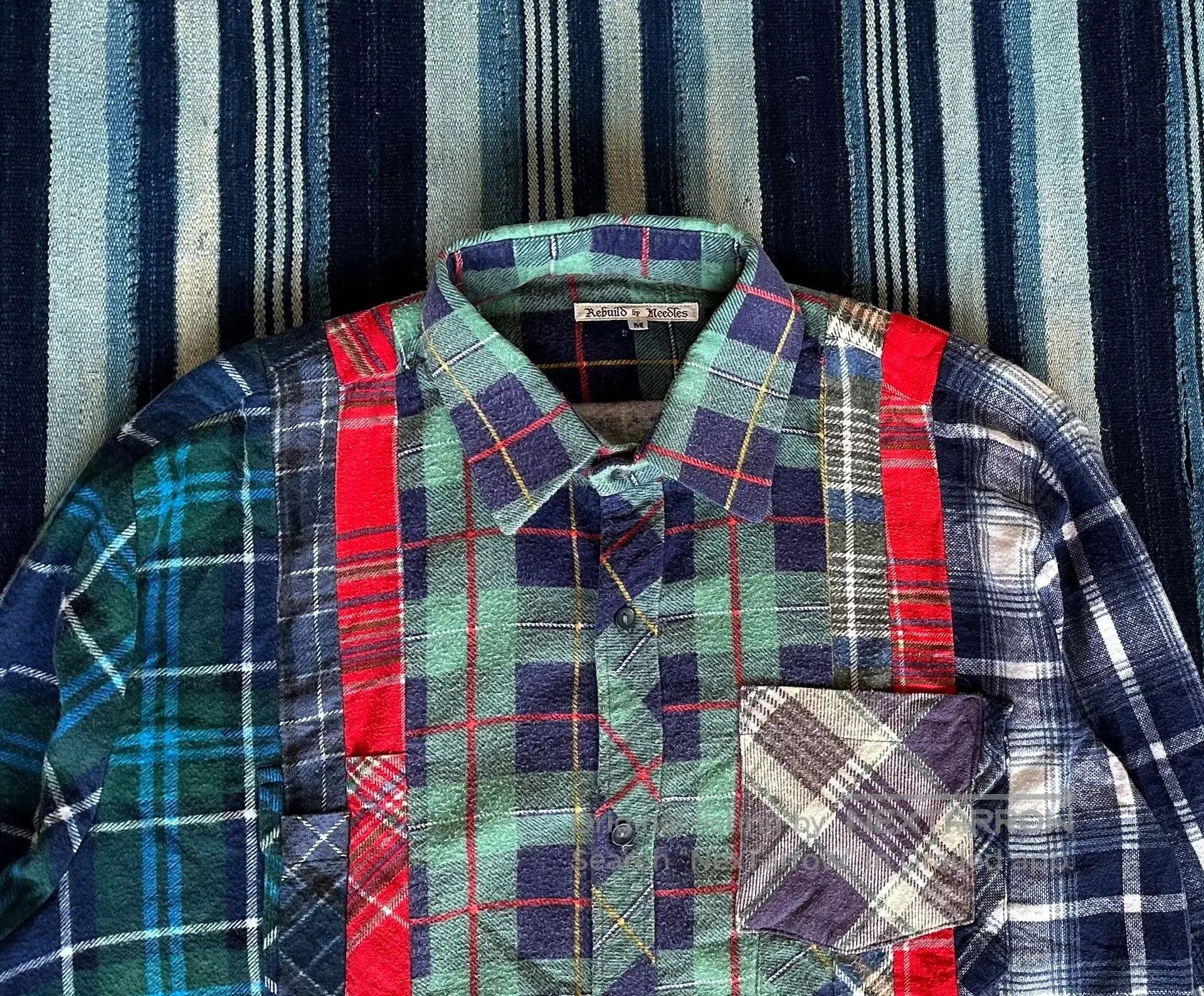 Needles Rebuild By Needles Ribon Wide Flannel Shirt. Size US M / EU 48-50 / 2 - 4 Thumbnail