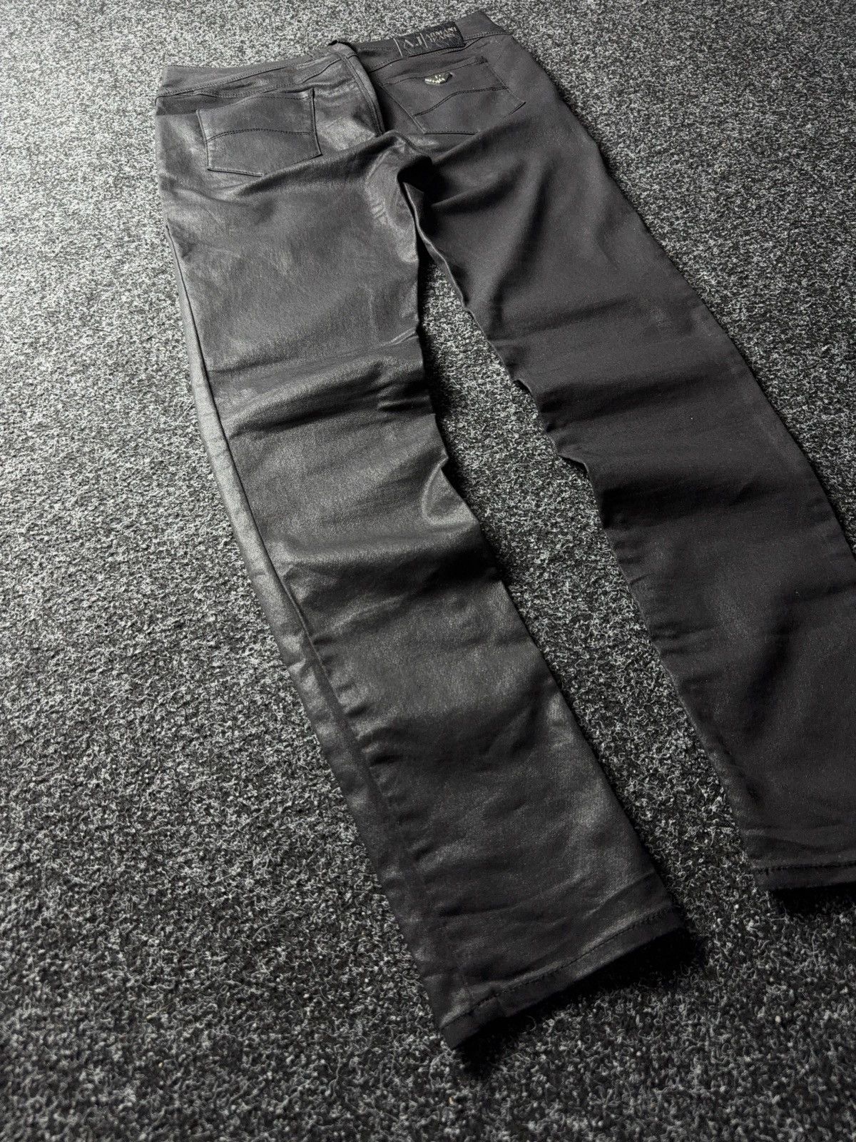 Armani Vintage 00s Luxury Designer Armani Jeans Tessuto skiny pants Size 30" / US 8 / IT 44 - 12 Thumbnail