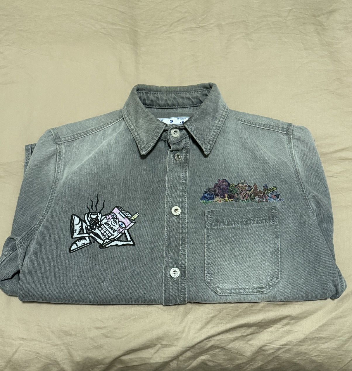 Off-White Off-White denim shirt Size US L / EU 52-54 / 3 - 11 Thumbnail