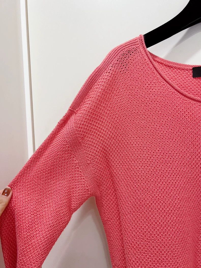 Loro Piana Loro Piana pink hollow knit sweater 2506-Nextarrow Size M / US 6-8 / IT 42-44 - 5 Thumbnail