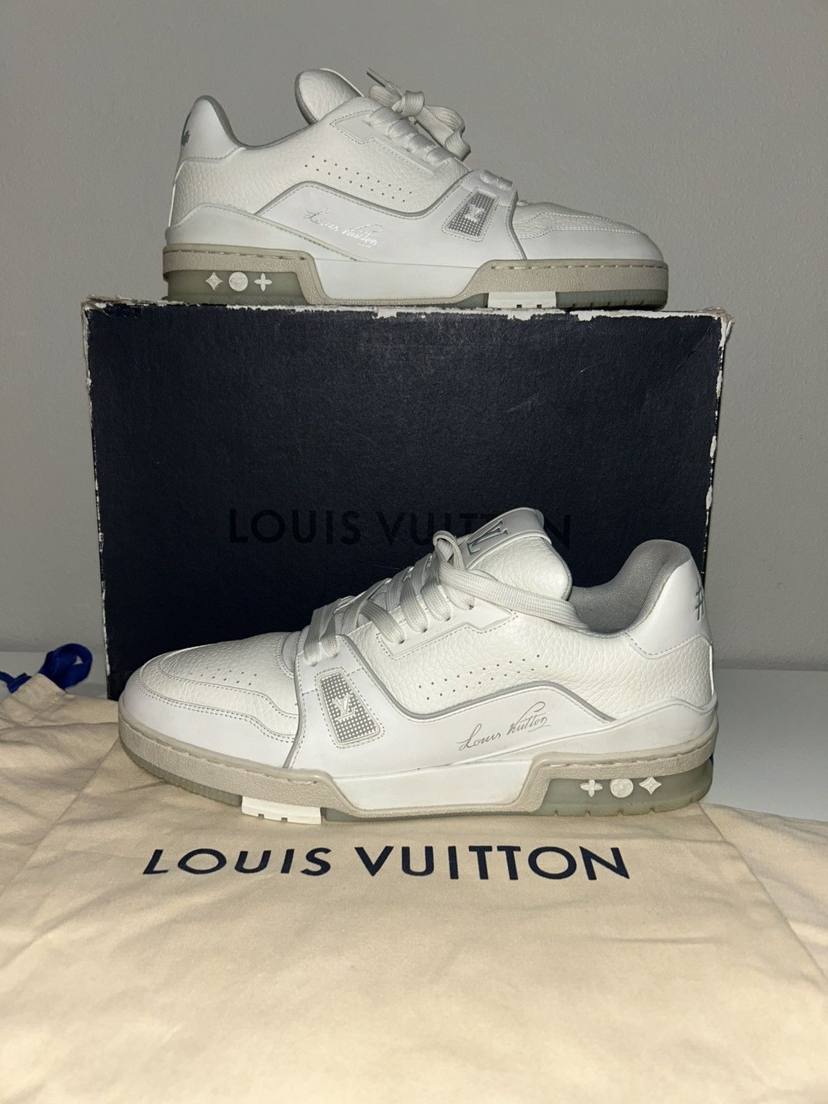 Louis Vuitton Lv trainer shoes size 10.5 Size US 10.5 / EU 43-44 - 2 Thumbnail