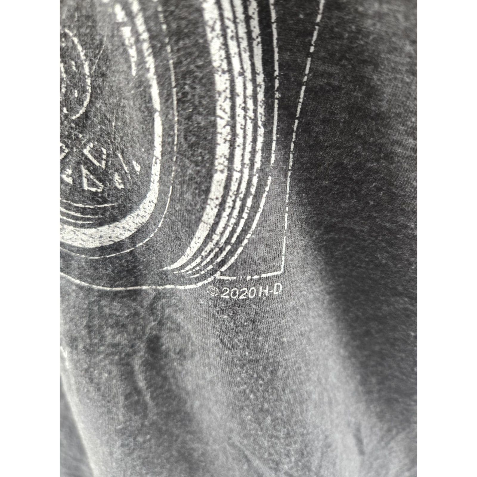 Harley Davidson VINTAGE Harley-Davidson Smoky Mountain Outpost Bryson City NC Graphic Shirt Large Gray Mens T-Shirt City 2000s Size US L / EU 52-54 / 3 - 7 Thumbnail
