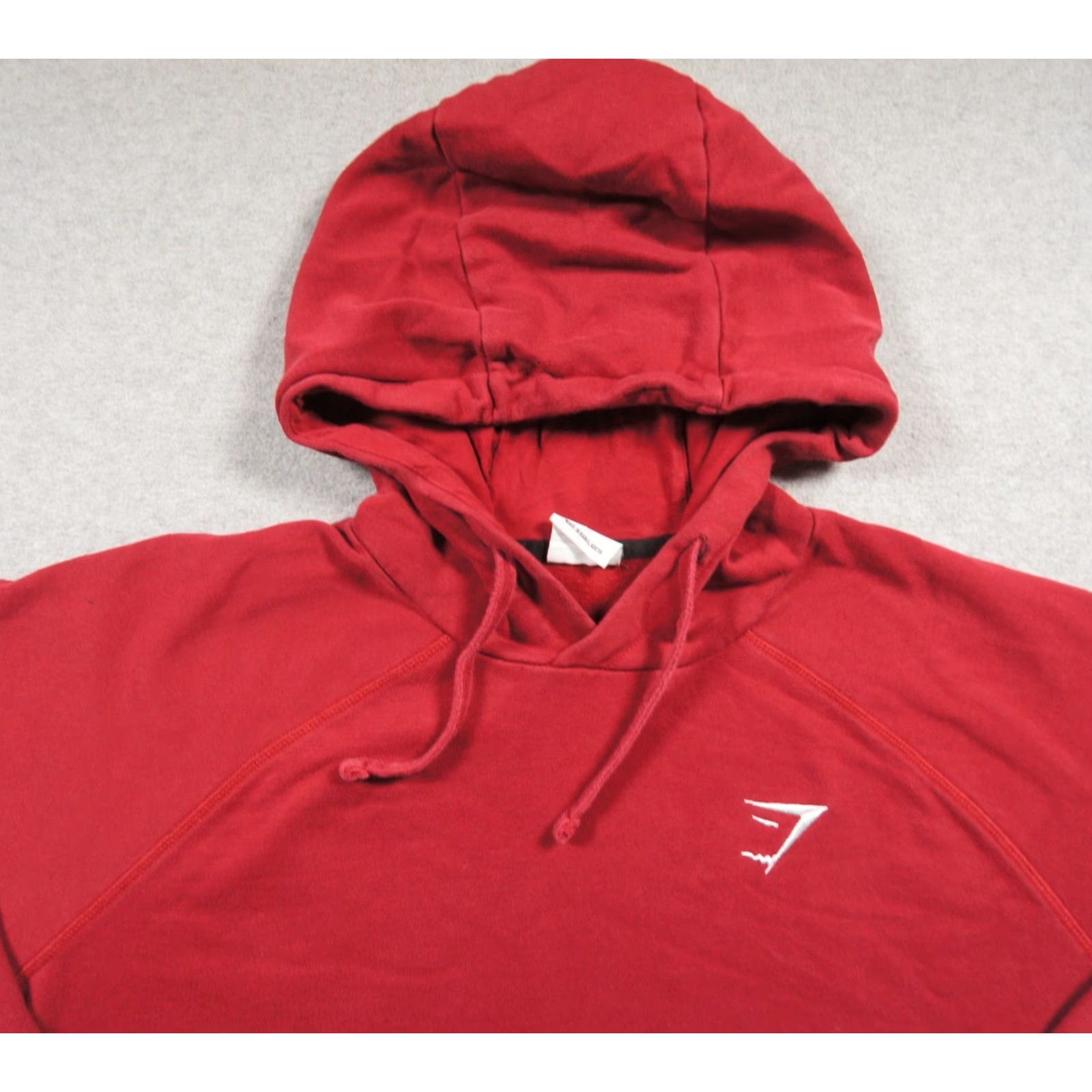 Gymshark GymShark Mens Hoodie Sweatshirt Pullover Red M Logo Casual Outdoor All Seasons Hooded Lightweight Long Sleeve Regular Shirt Womens Mens Girls Boys Size US M / EU 48-50 / 2 - 2 Thumbnail