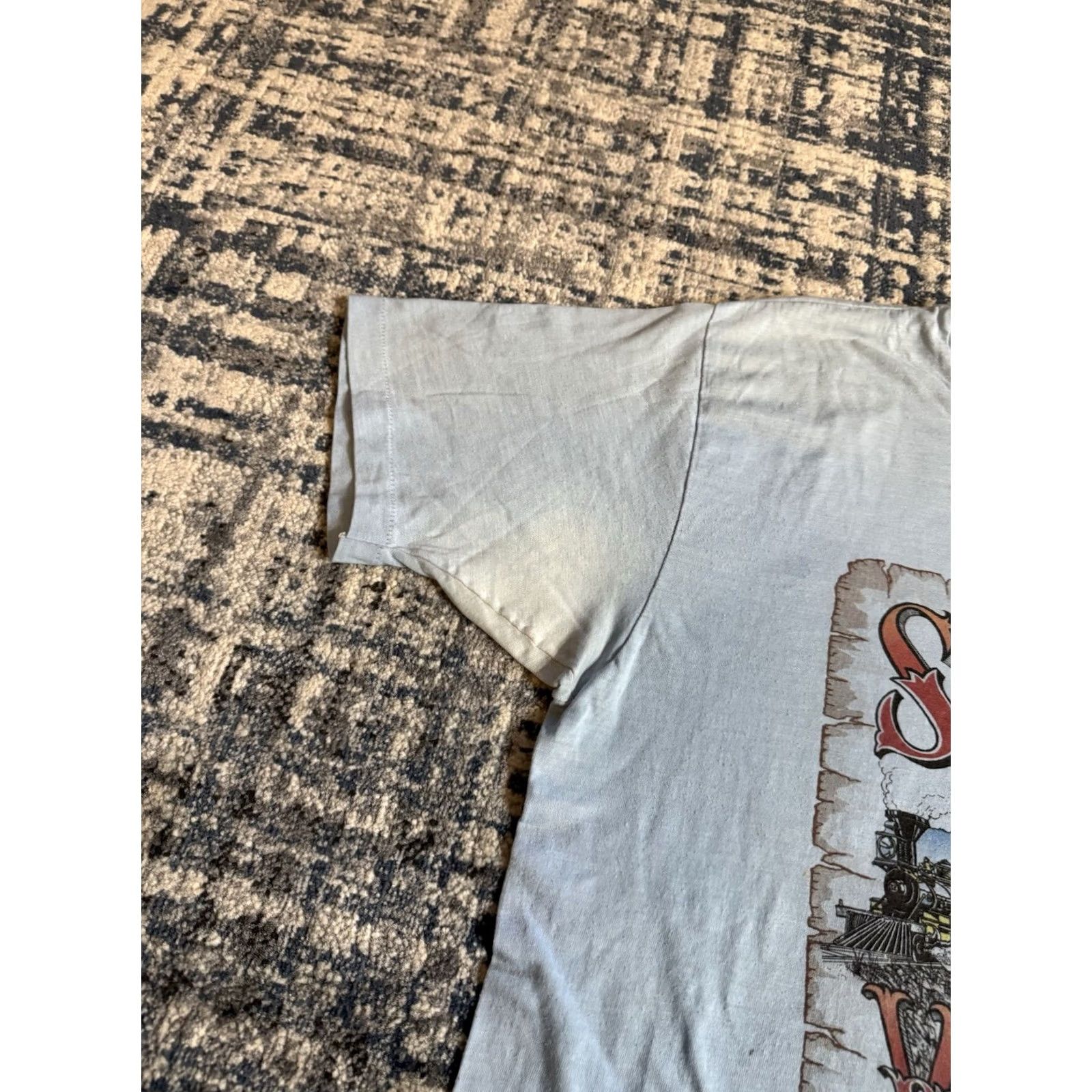 Hanes VINTAGE Delta Saloon The Suicide Table Virginia City Nevada T Shirt Size XL 80s Men Size US XL / EU 56 / 4 - 6 Thumbnail