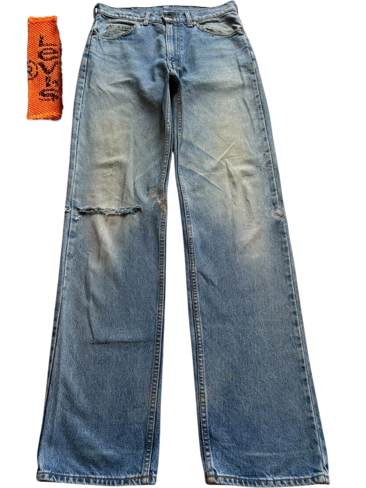 Levi's Vintage 90s Levis 220 Orange Tab Mud Wash Loose Jeans Size US 30 / EU 46 - 1 Thumbnail