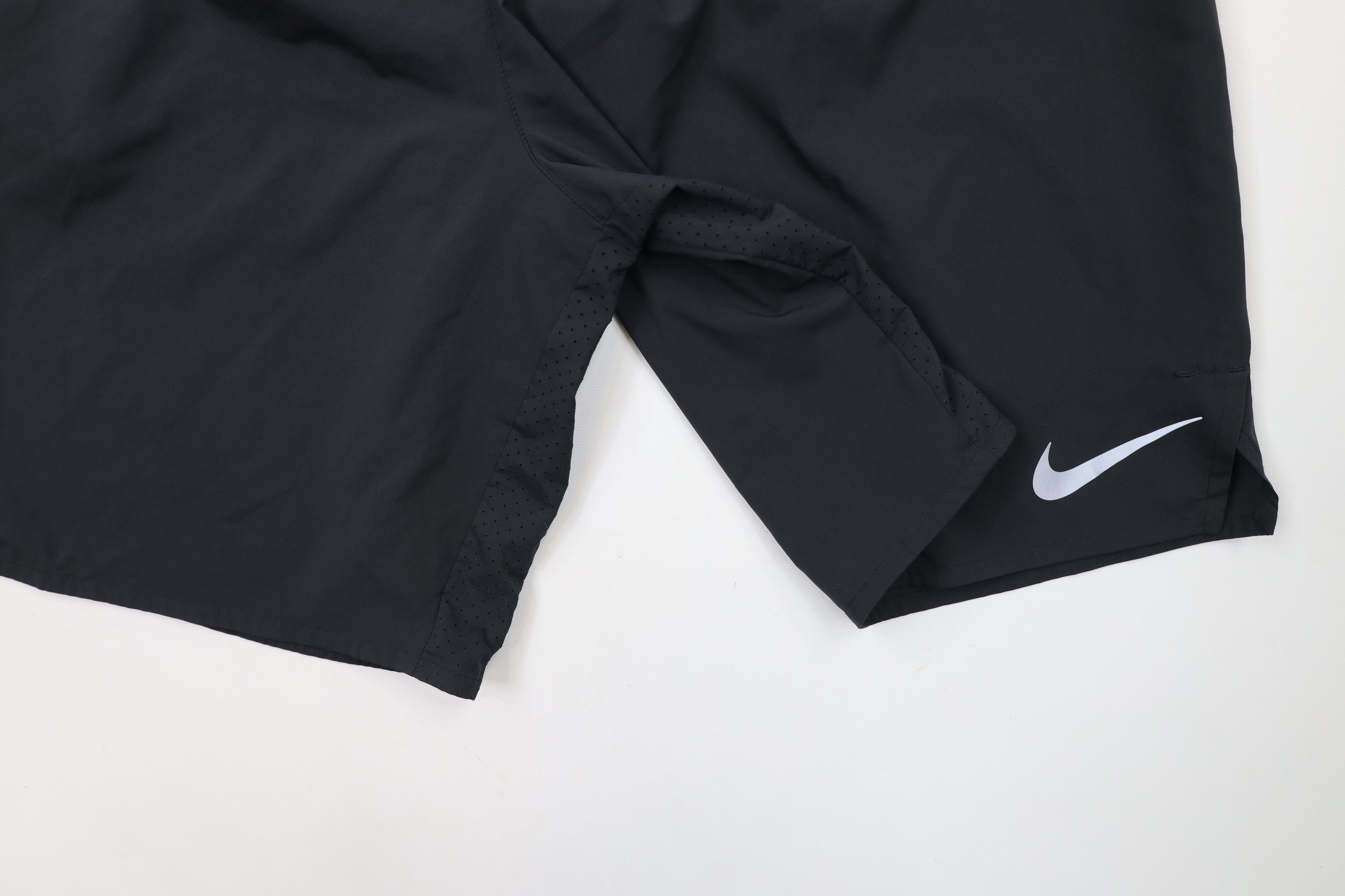 Nike × Vintage Nike Reflective Swoosh Above Knee Lined Running Shorts Size US 36 / EU 52 - 6 Thumbnail