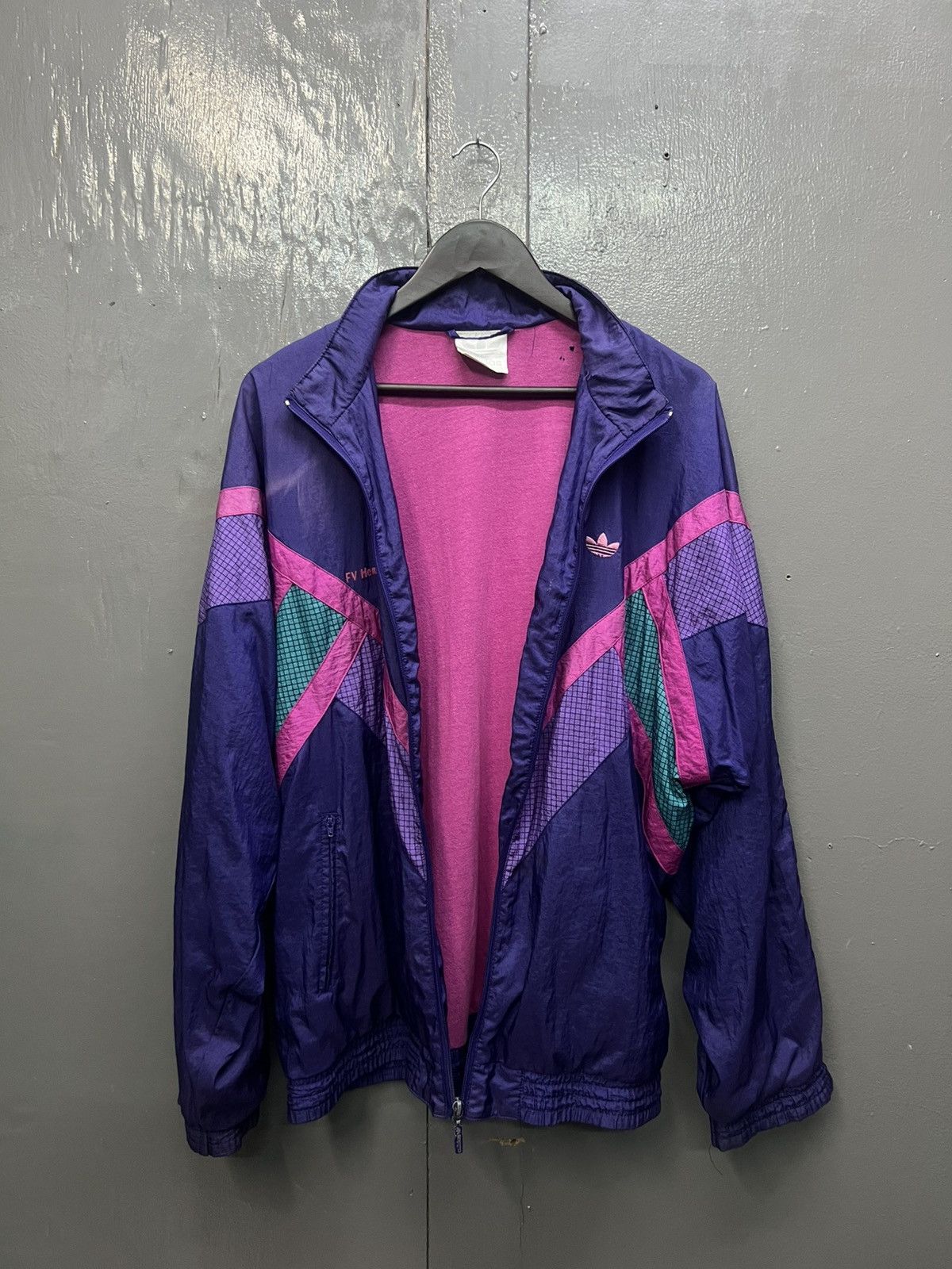 Vintage Vintage Adidas FV Herbolzheim Light Jacket Size US M / EU 48-50 / 2 - 9 Thumbnail