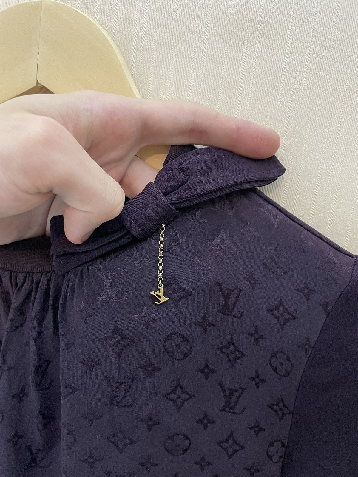 Designer × Louis Vuitton Louis Vuitton Viscose Monogram Sweatshirt Size XS / US 0-2 / IT 36-38 - 4 Thumbnail