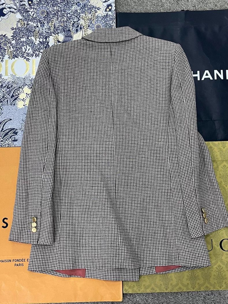 Gucci Gucci Double-breasted gold-buttoned suit jacket Size XS / US 0-2 / IT 36-38 - 3 Thumbnail