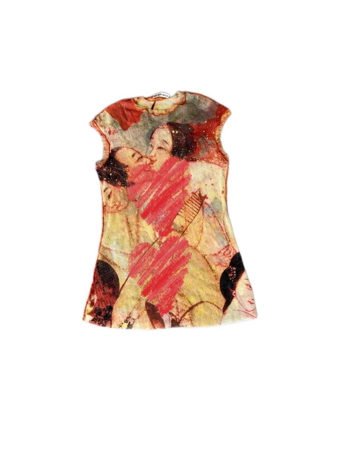 Vivienne Tam Vivienne Tam Sleeveless Mesh Portrait Top Size M / US 6-8 / IT 42-44 - 1 Thumbnail