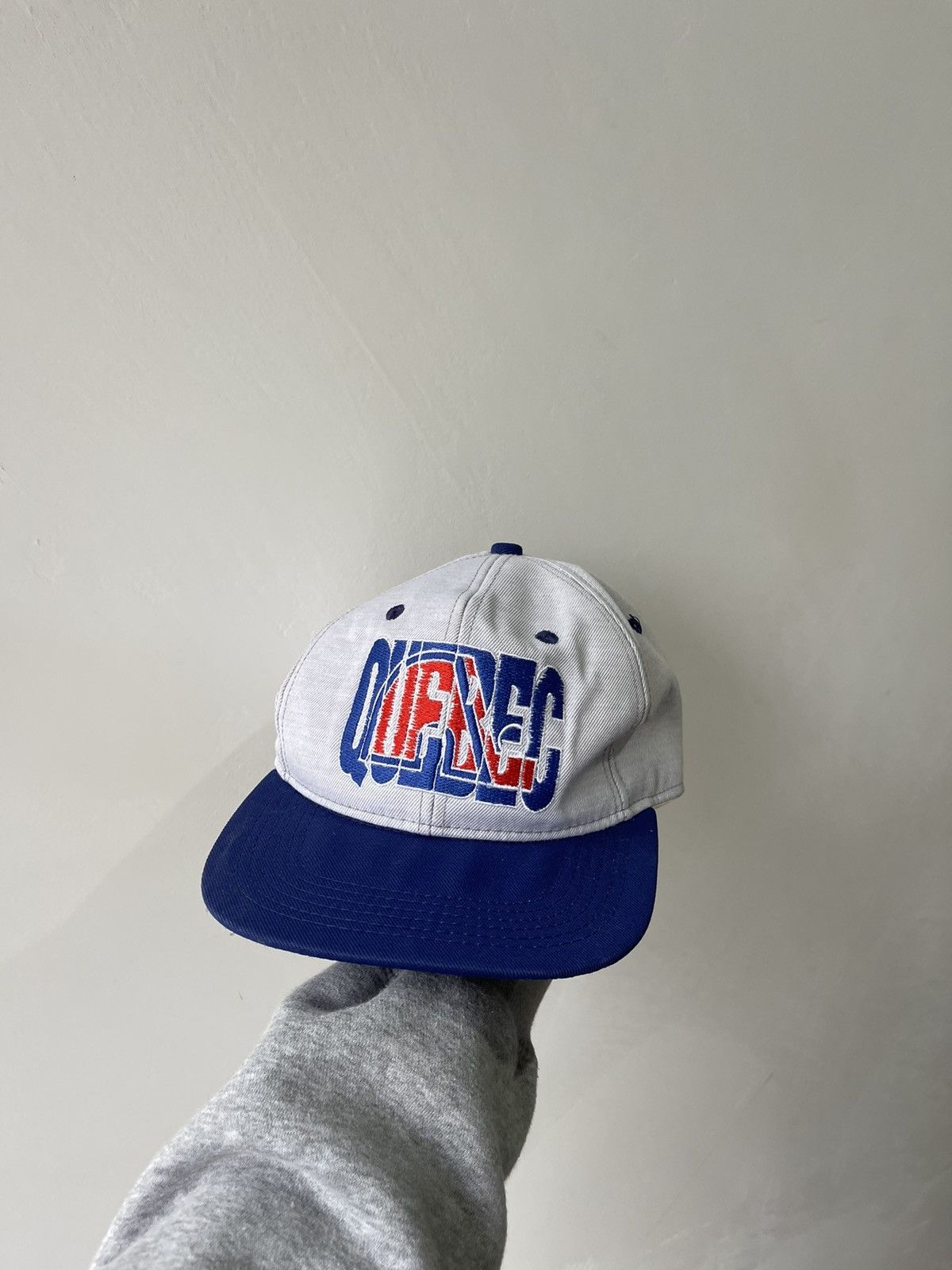 NHL × Vintage Vintage 80s Quebec Canada Mesh Trucker SnapBack Hat Cap Size ONE SIZE - 1 Thumbnail