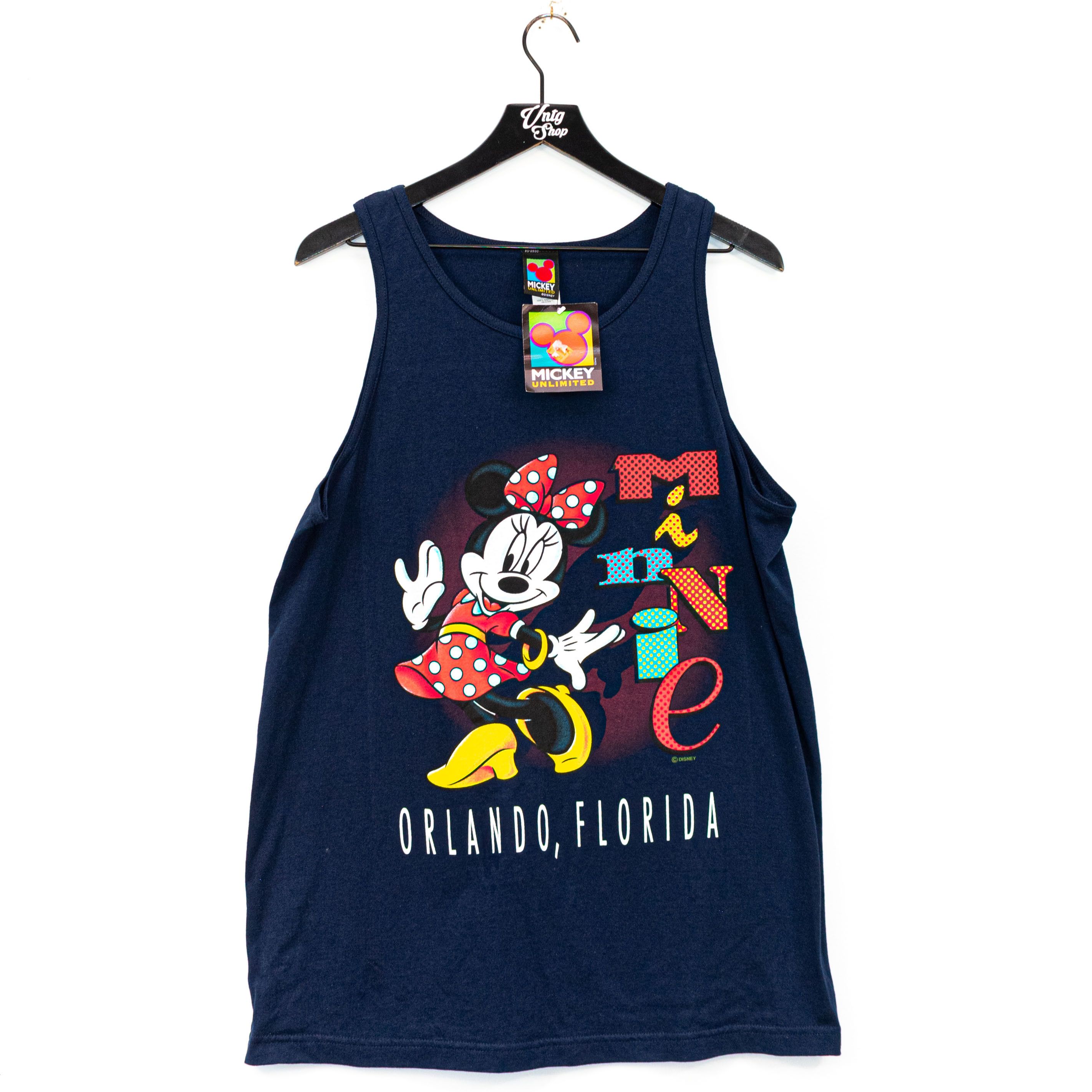 Disney × Mickey Mouse × Vintage Vintage 90s Mickey Unlimited Minnie Mouse Orlando Tank Top Size US M / EU 48-50 / 2 - 1 Thumbnail