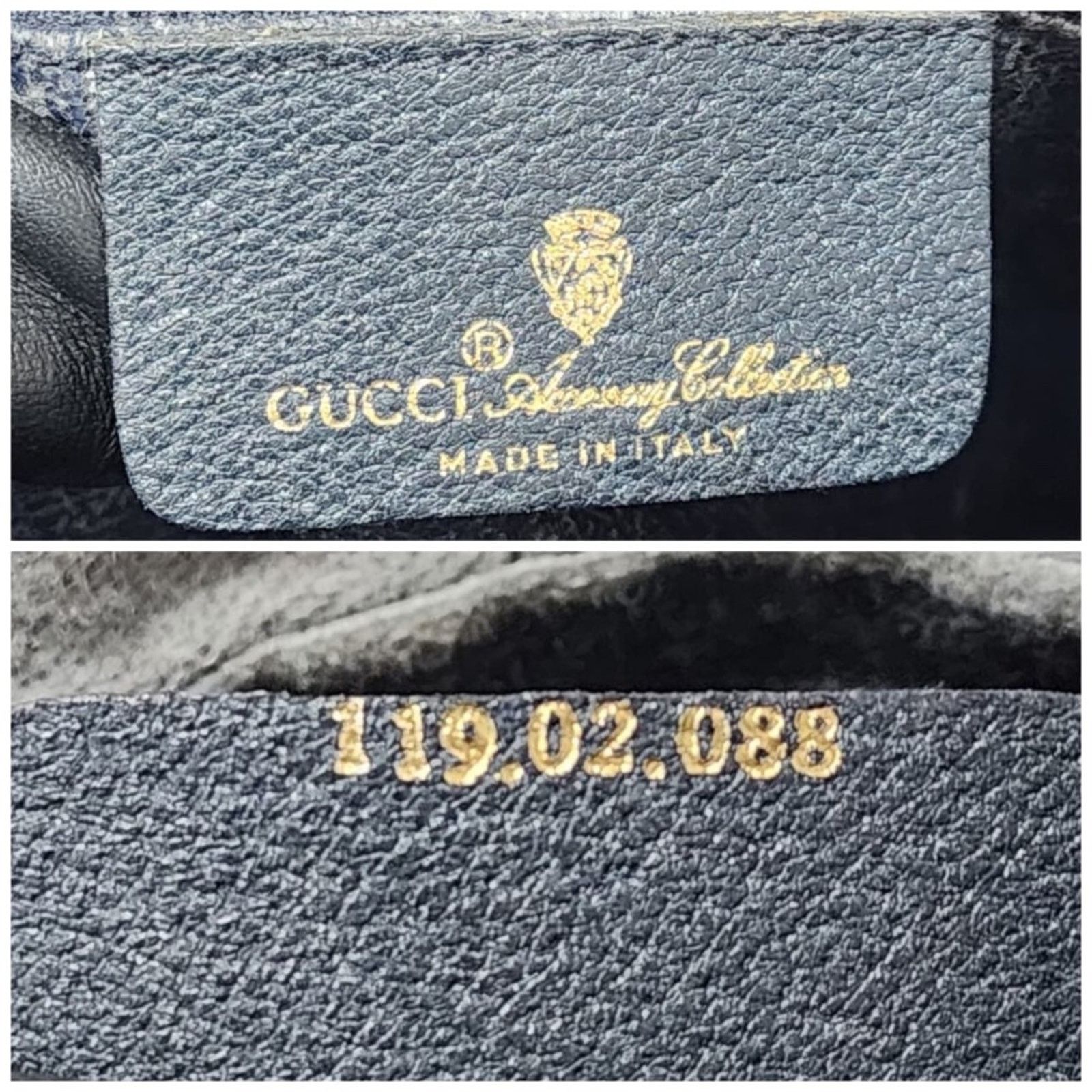 Gucci A GUCCI Vintage Ophidia Shoulder Bag Navy Blue/Grey Shoulder Size ONE SIZE - 2 Thumbnail