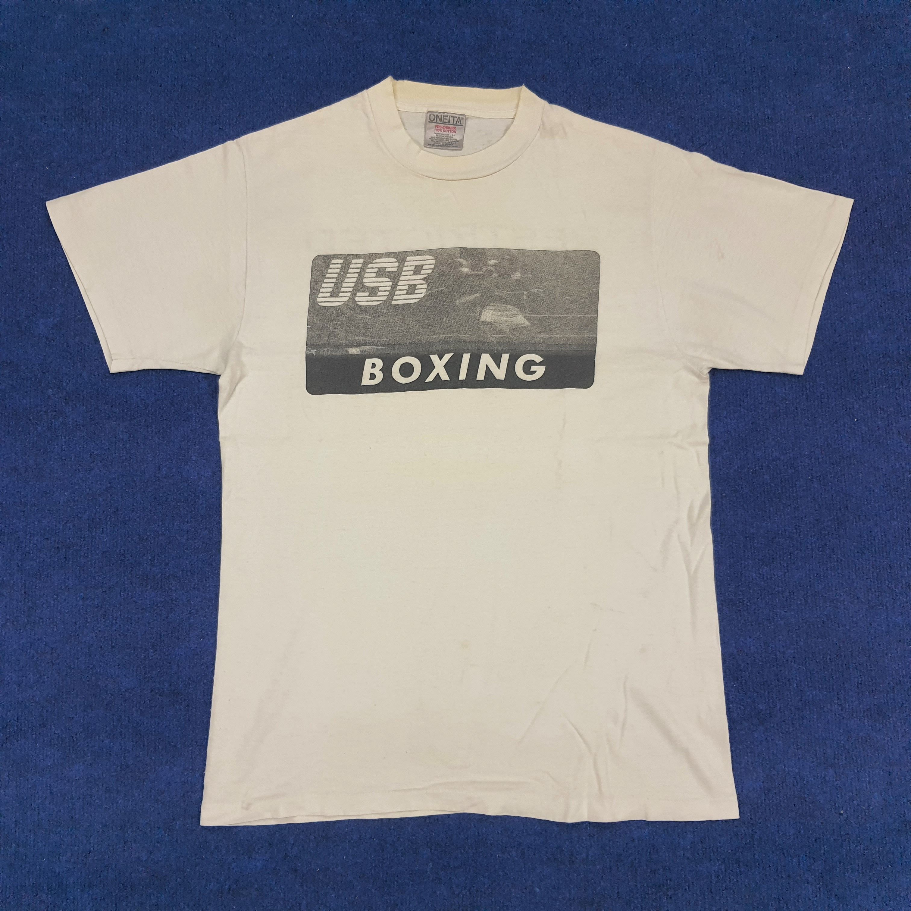Vintage Vintage USB Boxing Restricted FAKE Edition T-shirt Size US M / EU 48-50 / 2 - 1 Thumbnail