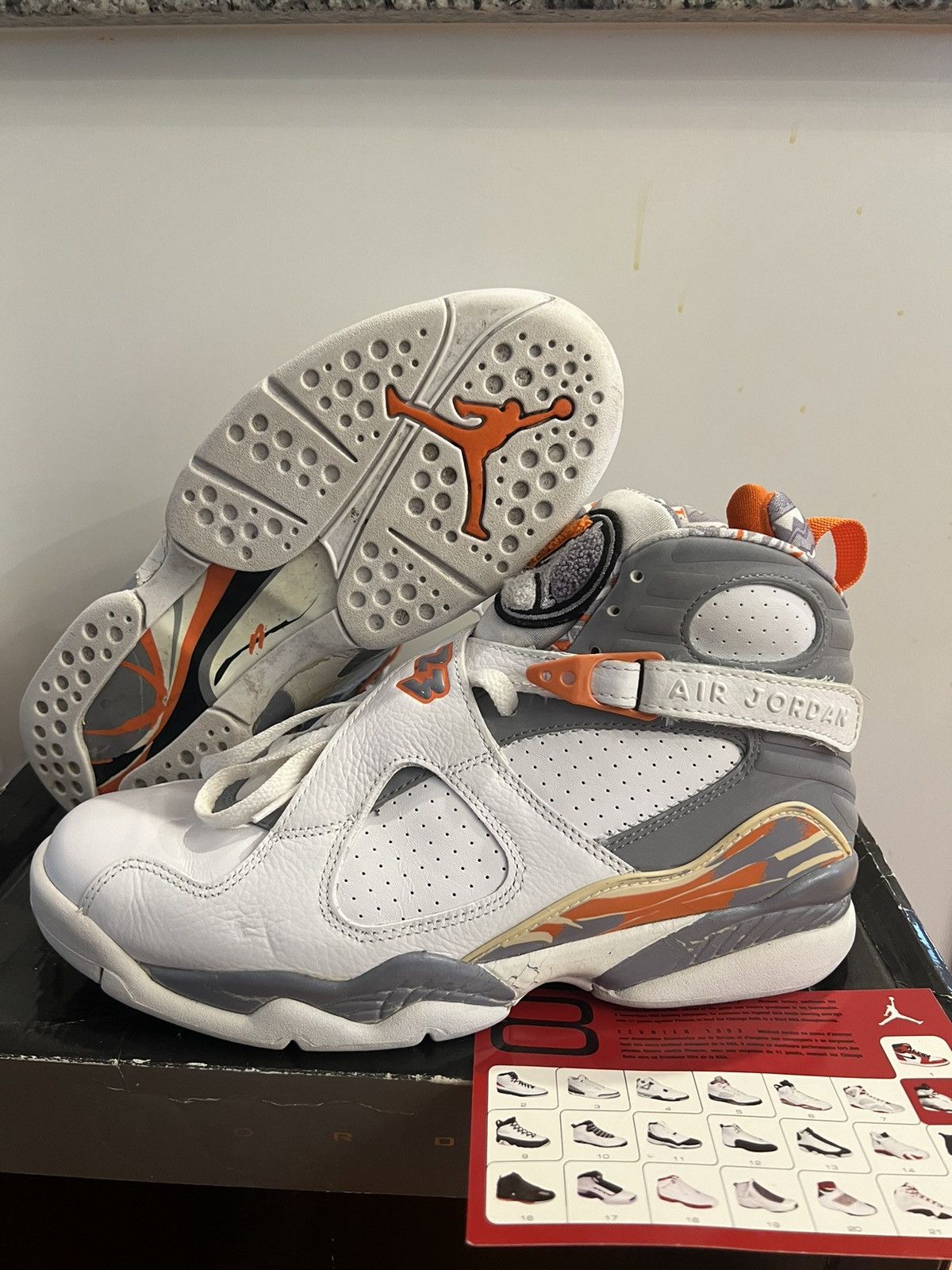 Jordan Brand Air Jordan 8 orange blaze 2007 Grailed