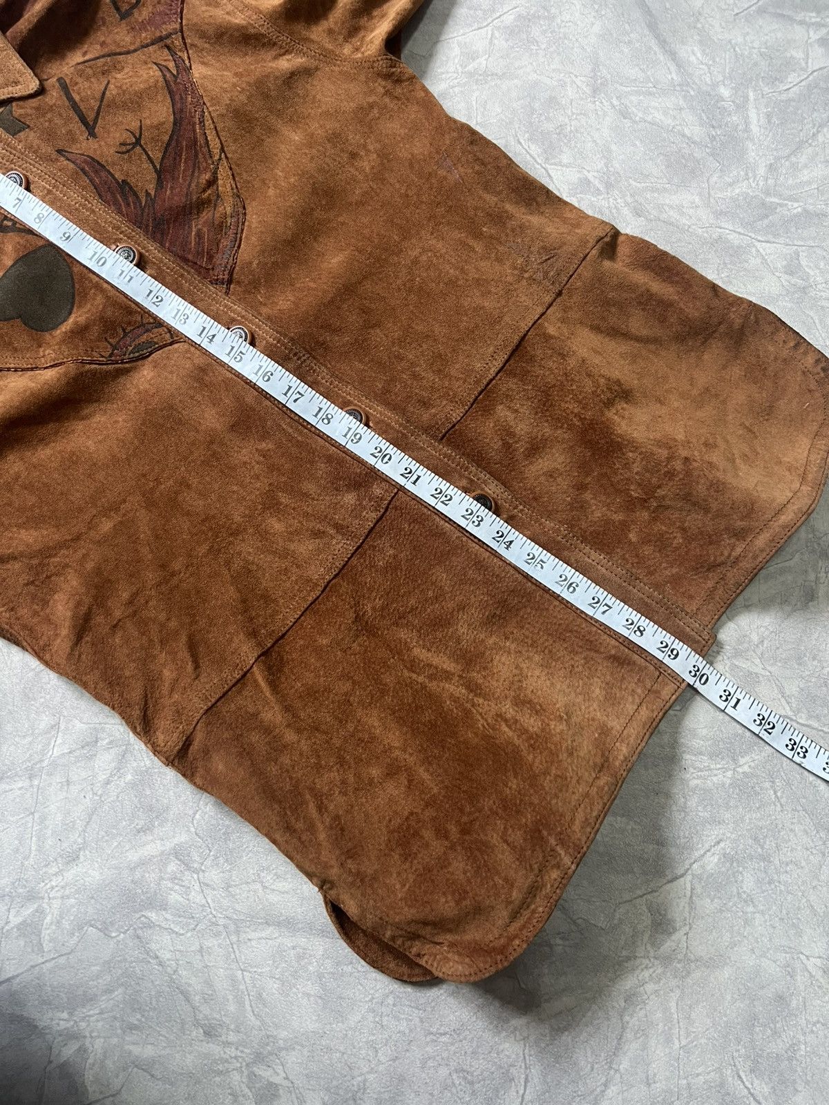 Vintage VINTAGE SUEDE JACKET BROWN Size US M / EU 48-50 / 2 - 7 Thumbnail