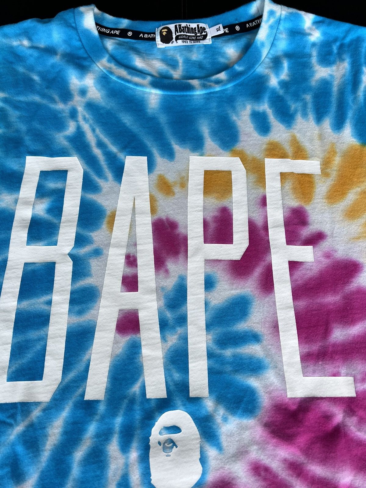 Bape Bape Tie Dye tee Size US XL / EU 56 / 4 - 2 Thumbnail