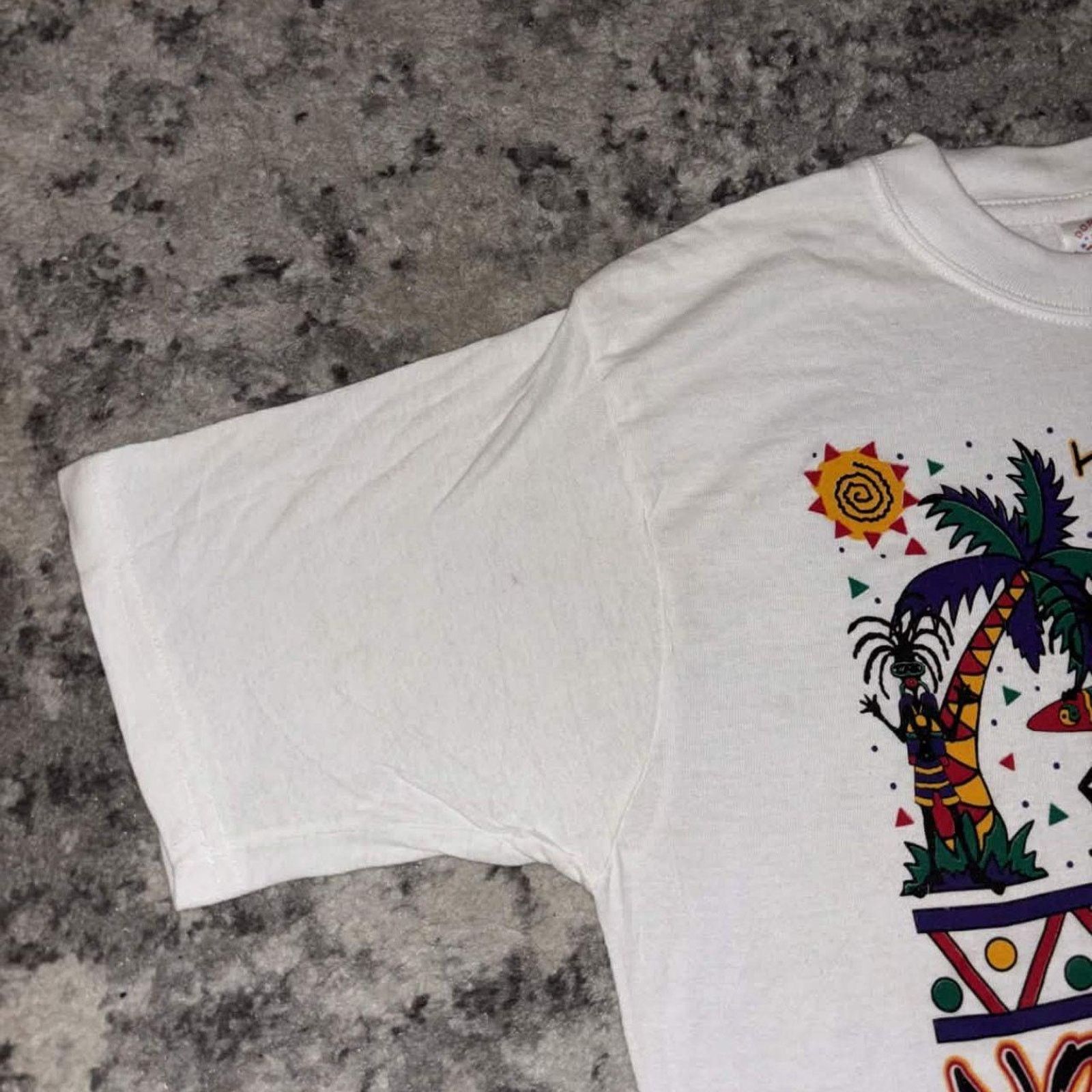 Other Vintage 90s Bahamas Hey Mon, No Problem Tourist Tee Size US M / EU 48-50 / 2 - 4 Thumbnail