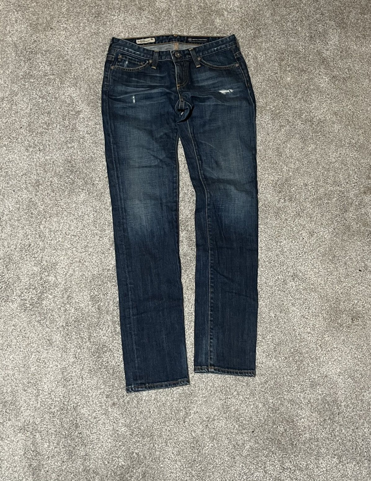 AG Adriano Goldschmied × Designer AG Women's Prima Mid Rise Cigarette Jeans Size 26" / US 2 / IT 38 - 2 Thumbnail