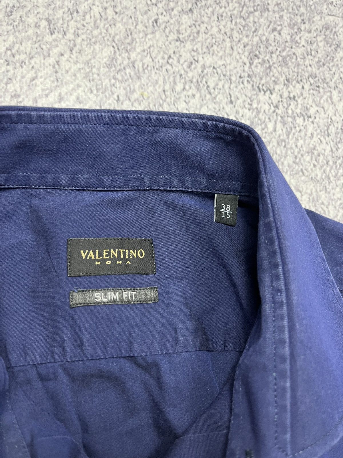 Valentino Valentino Romma Button Up Slim Fit Shirt Long Sleeve Size US S / EU 44-46 / 1 - 8 Thumbnail